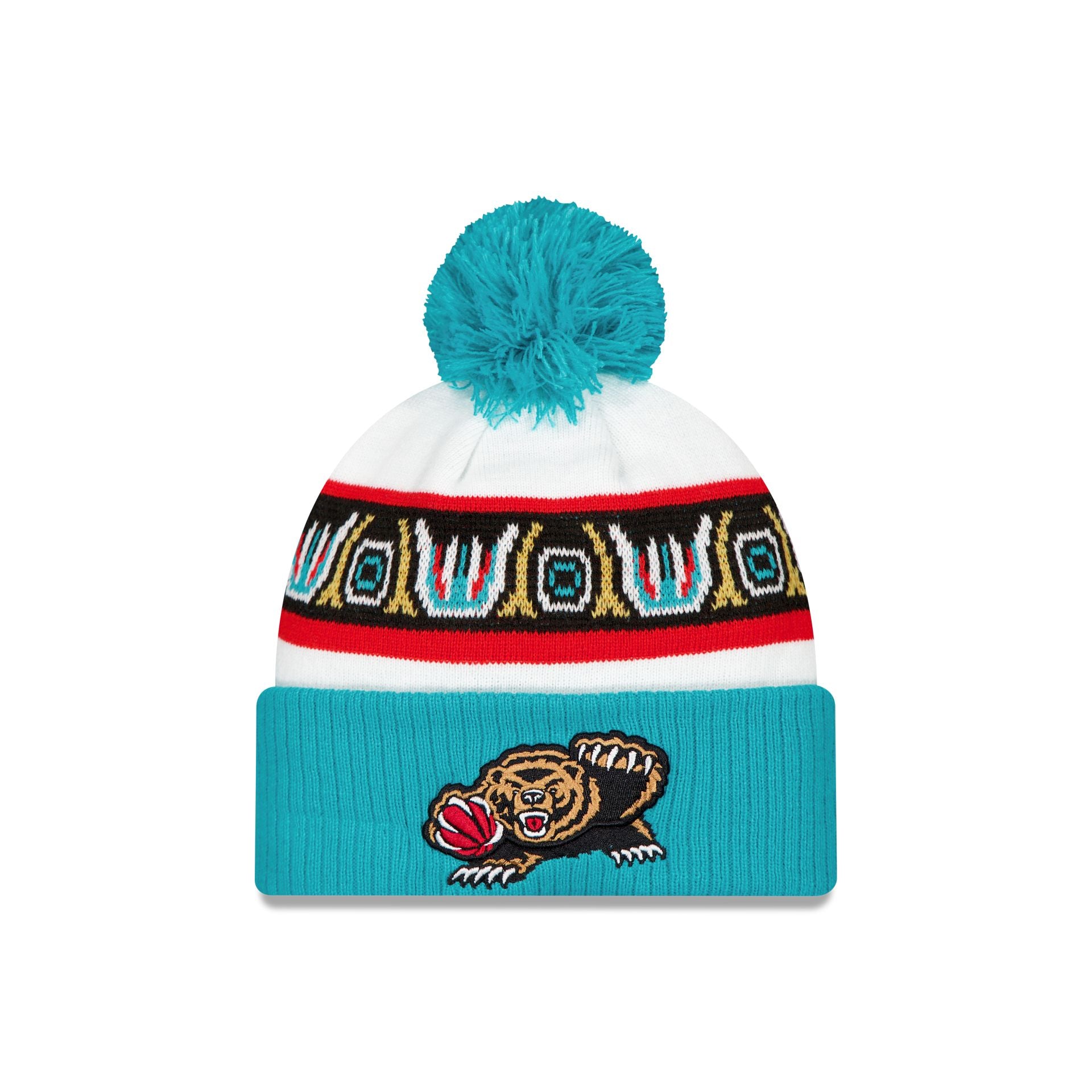 new era Classic Edition Birdseye Blue Pom Knit