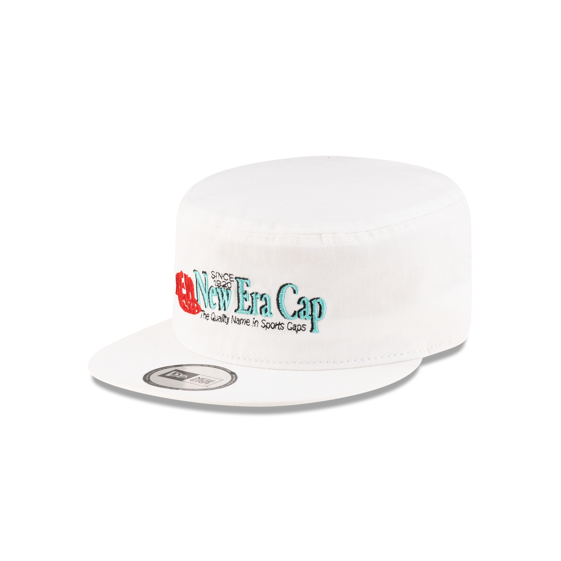 New Era College White Painter Elastic Back