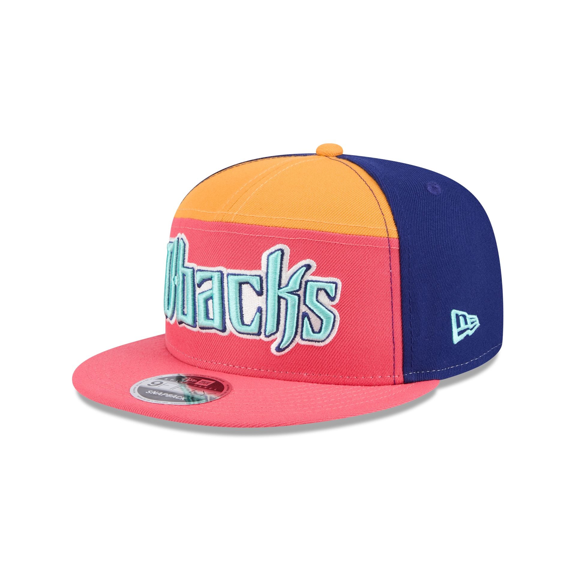 New Era Coral Split Panel 9FIFTY Snapback