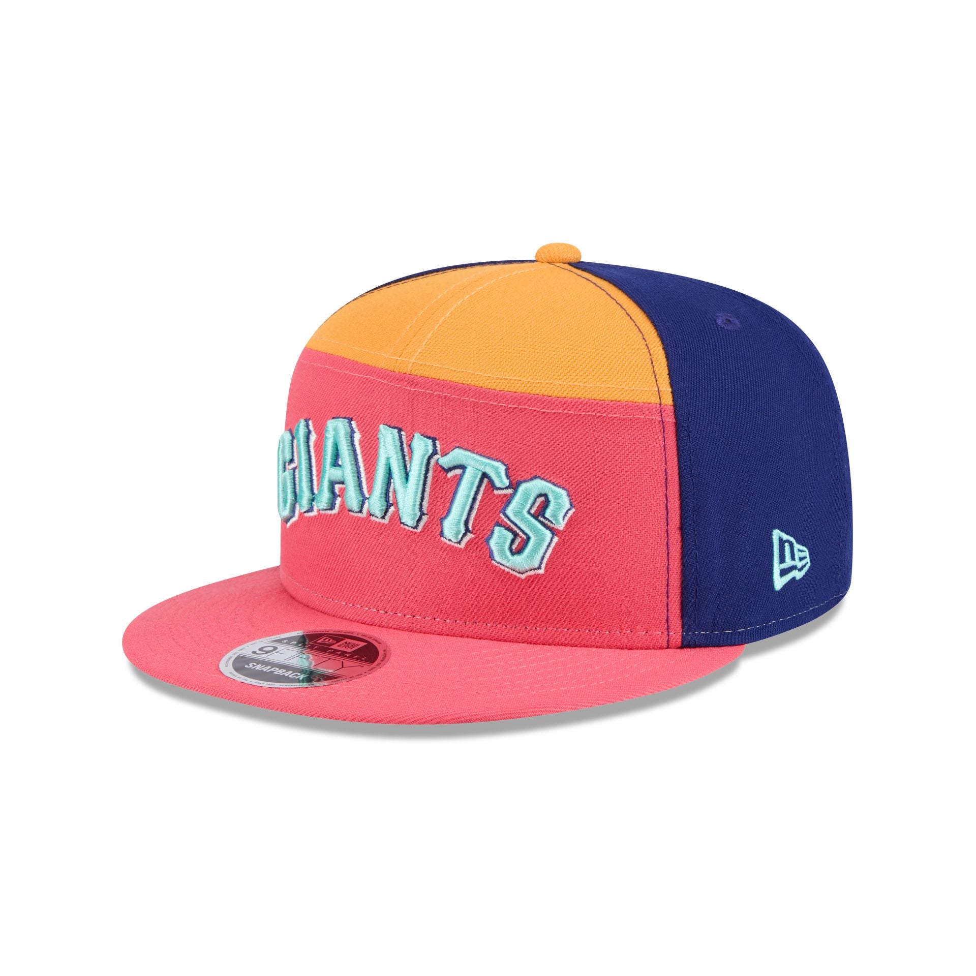 new era Coral Split Panel 9FIFTY Snapback