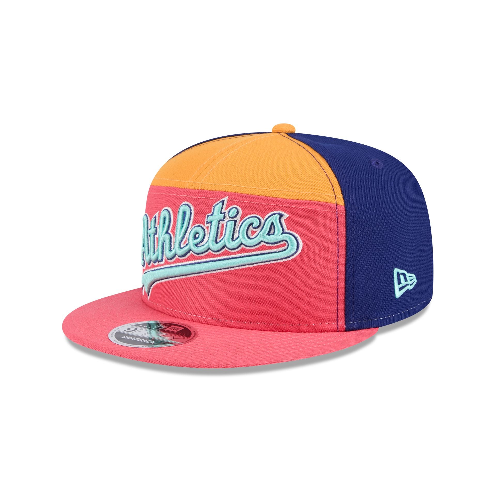 new era Coral Split Panel 9FIFTY Snapback