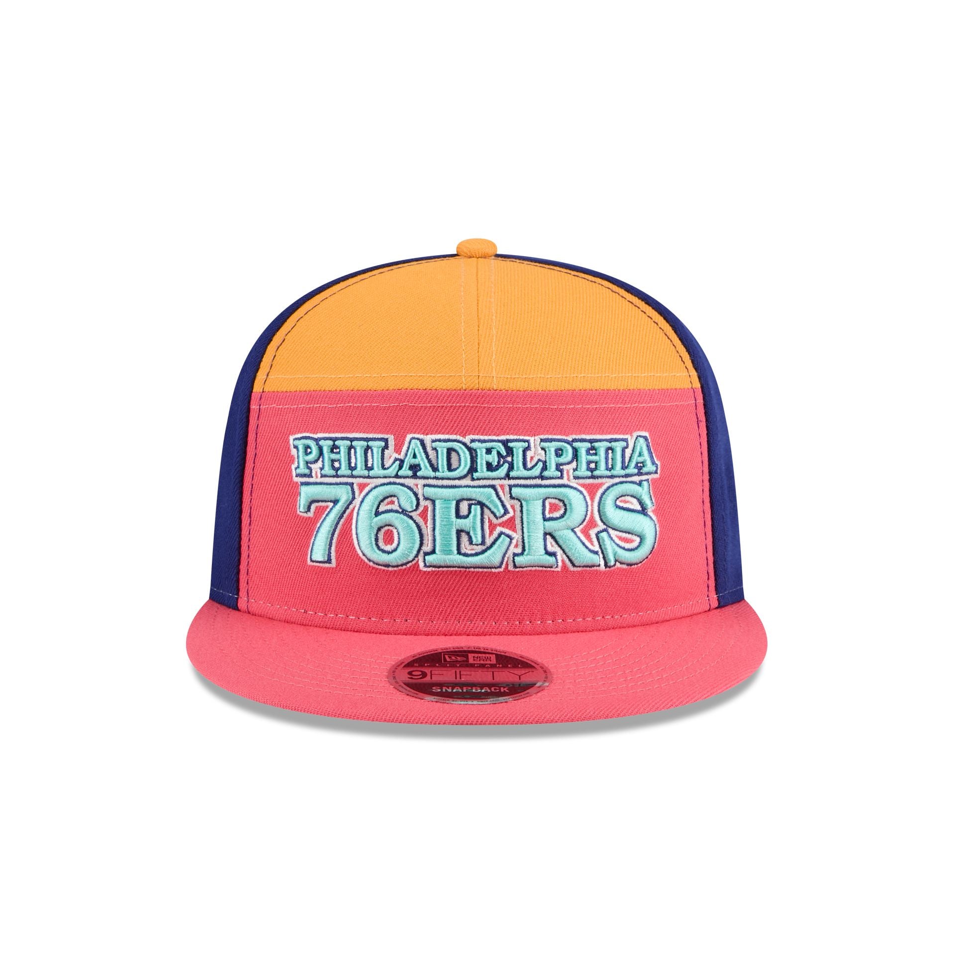 New Era Coral Split Panel 9FIFTY Snapback