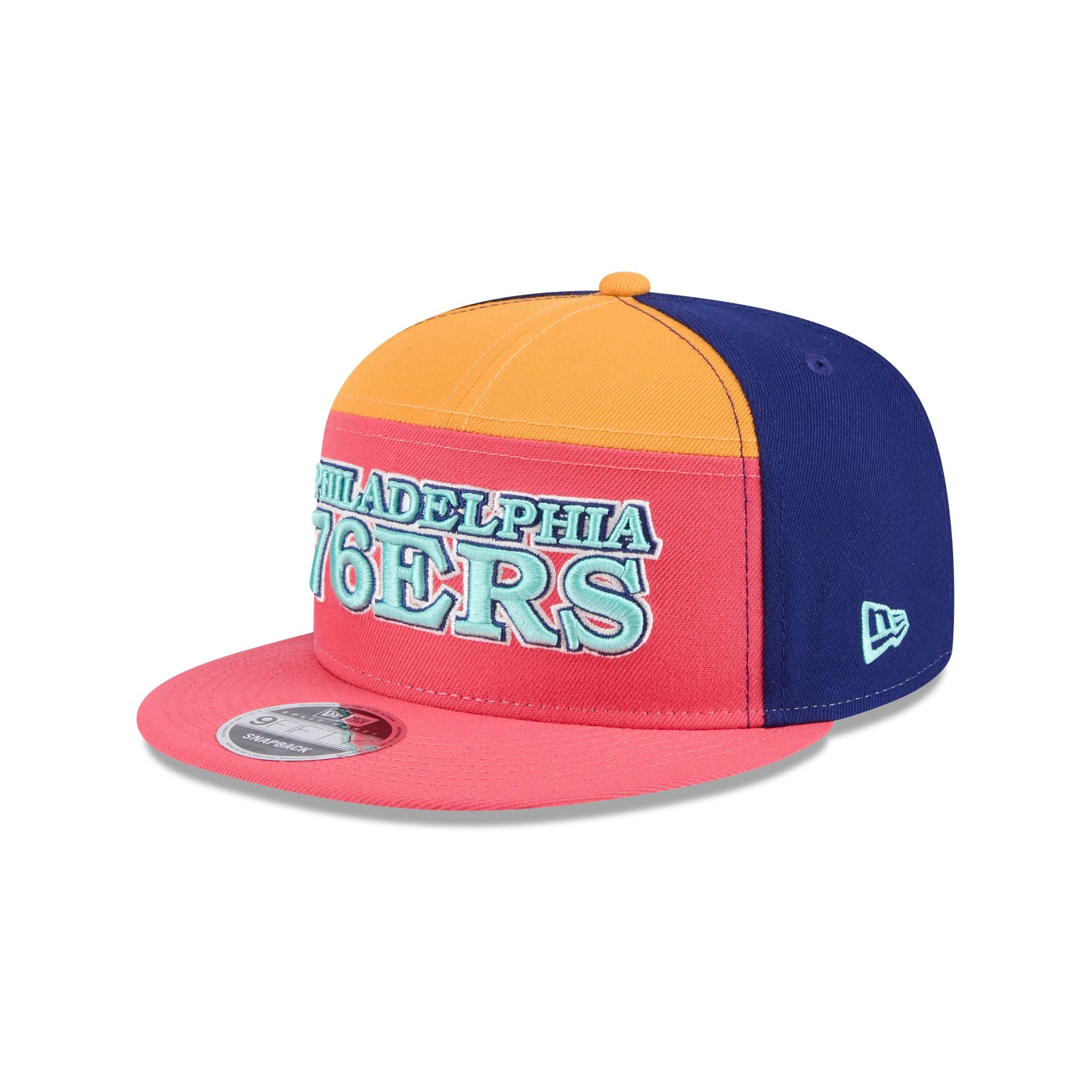 new era Coral Split Panel 9FIFTY Snapback