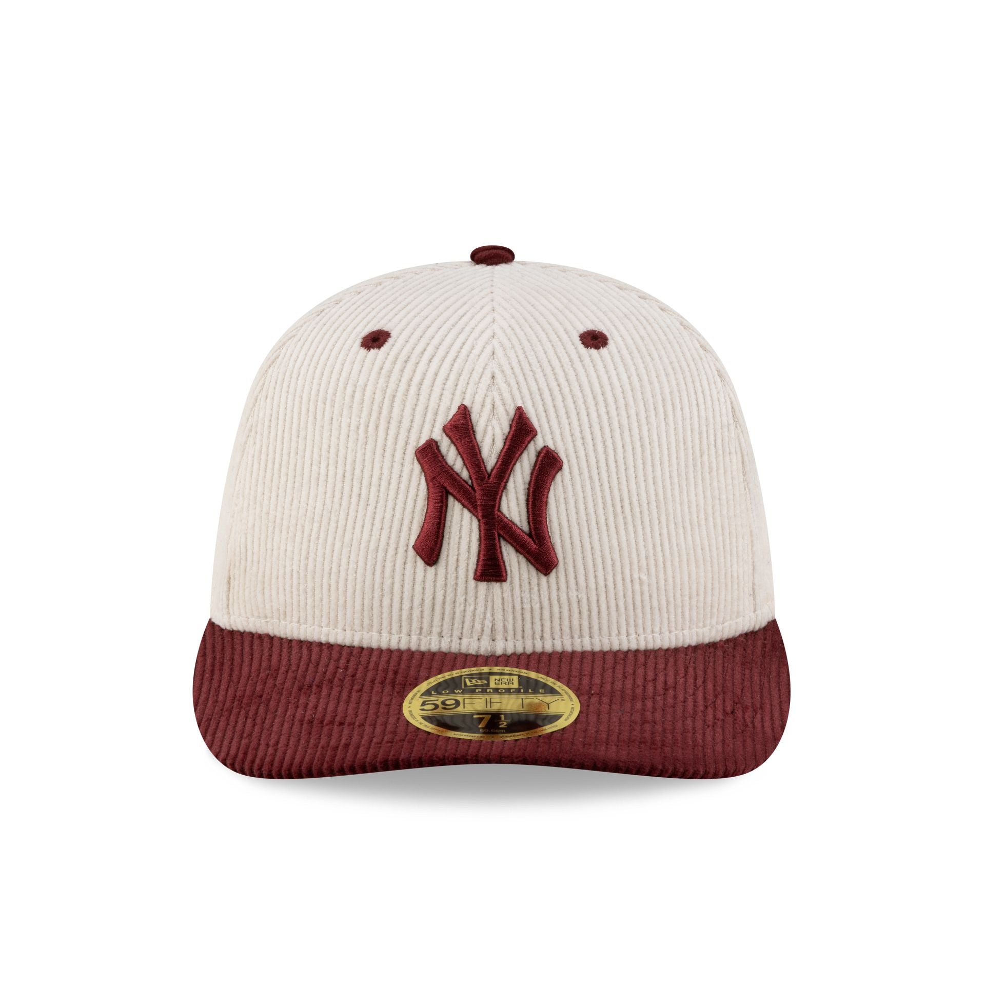 New Era Cord Cream Low Profile 59FIFTY Fitted