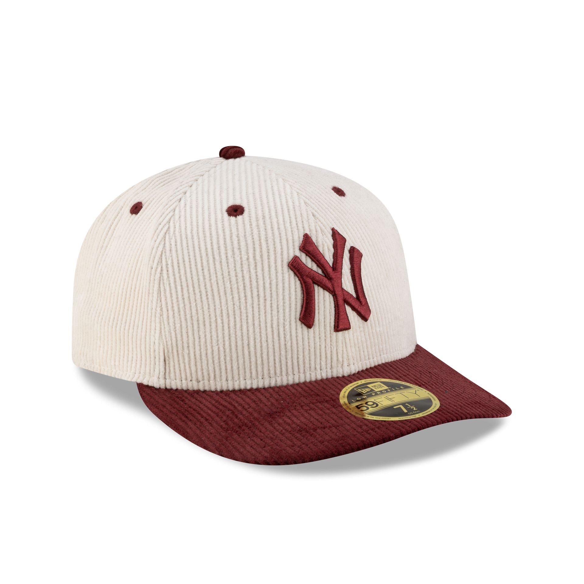 New Era Cord Cream Low Profile 59FIFTY Fitted