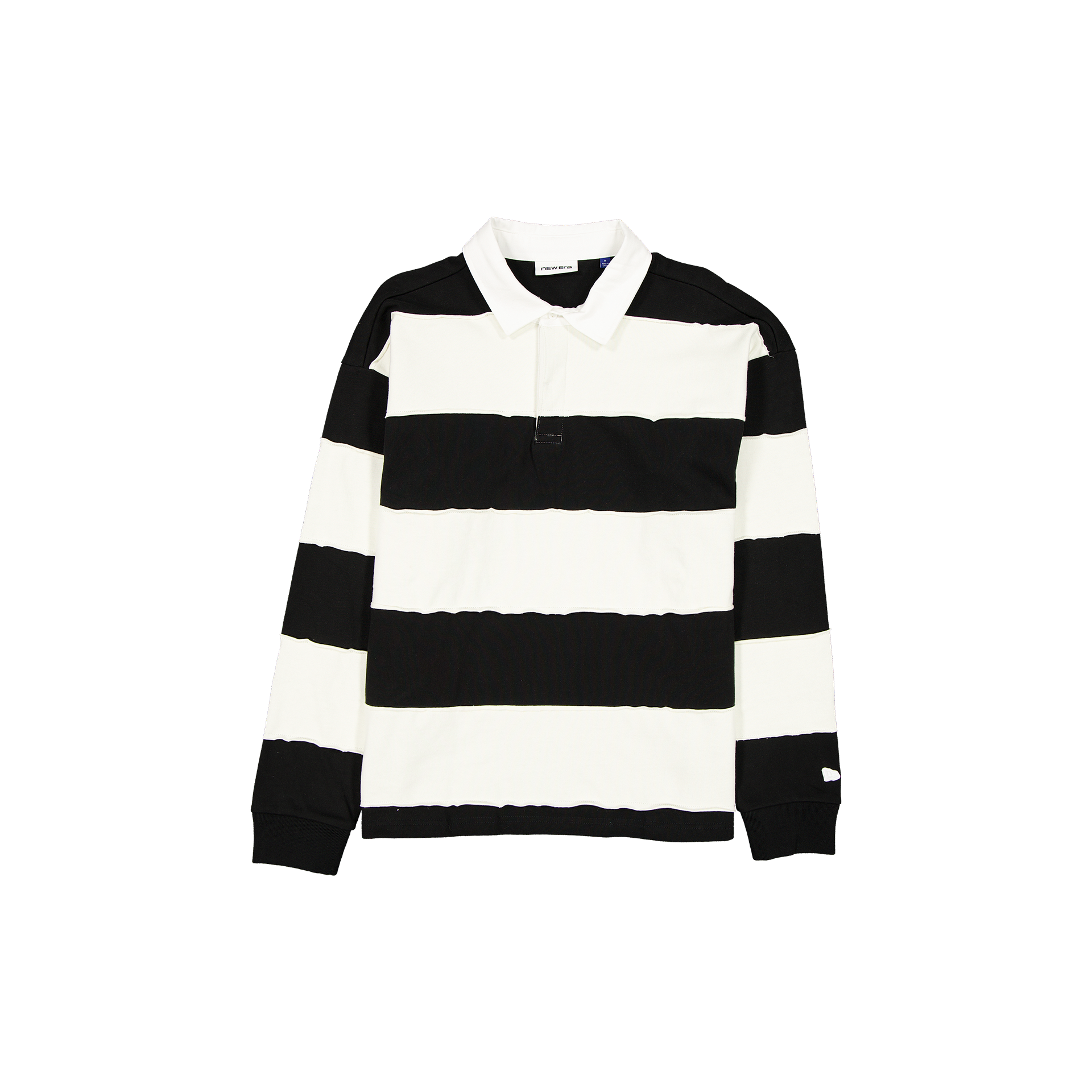 new era Cut & Sew Block Long Sleeve Rugby Shirt