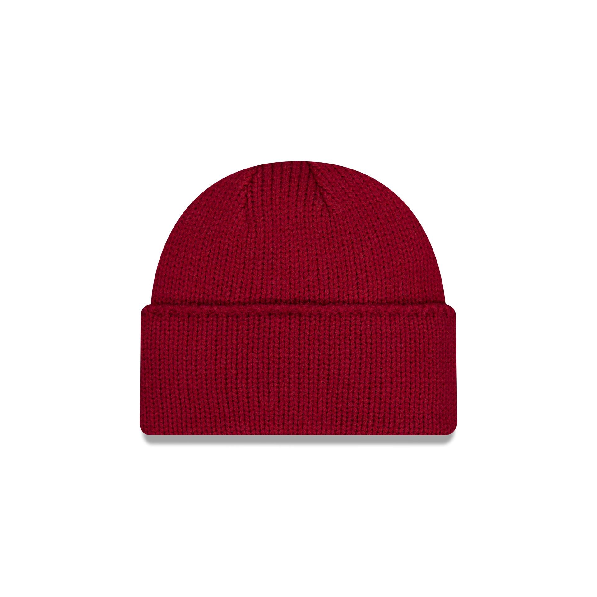 New Era Dark Red Wide Cuff Knit Beanie