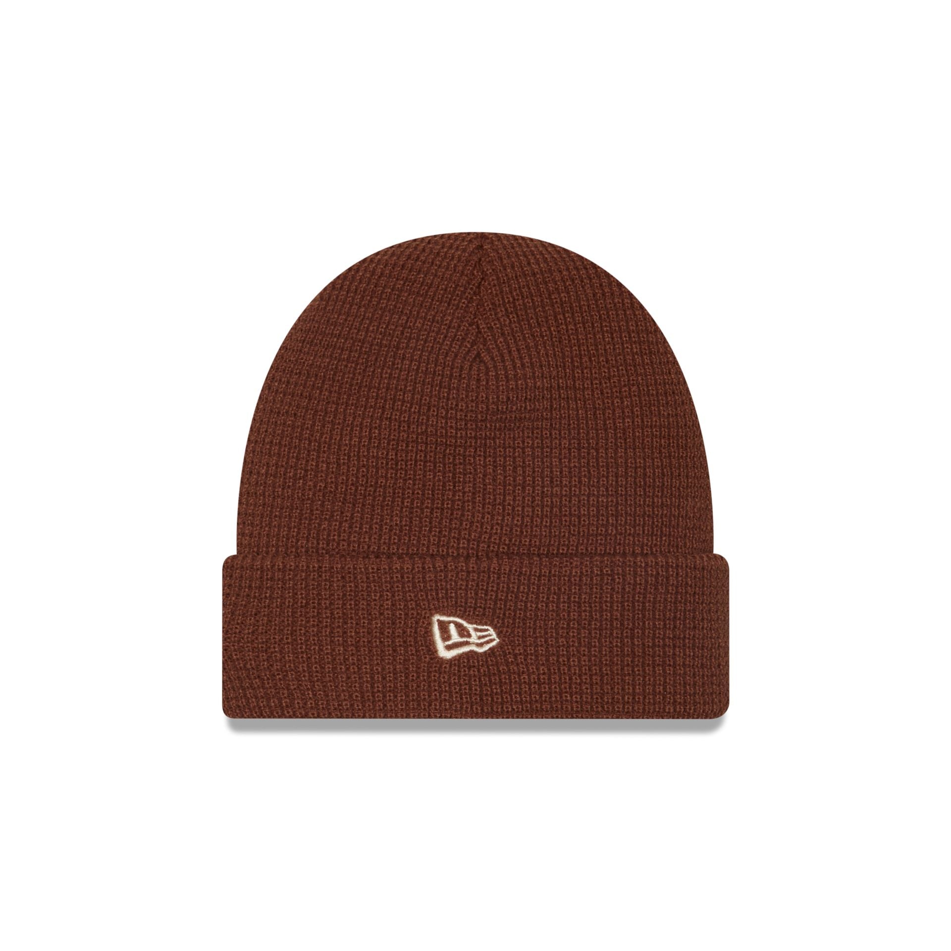 New Era Deep Auburn Waffle Cuff Knit Beanie