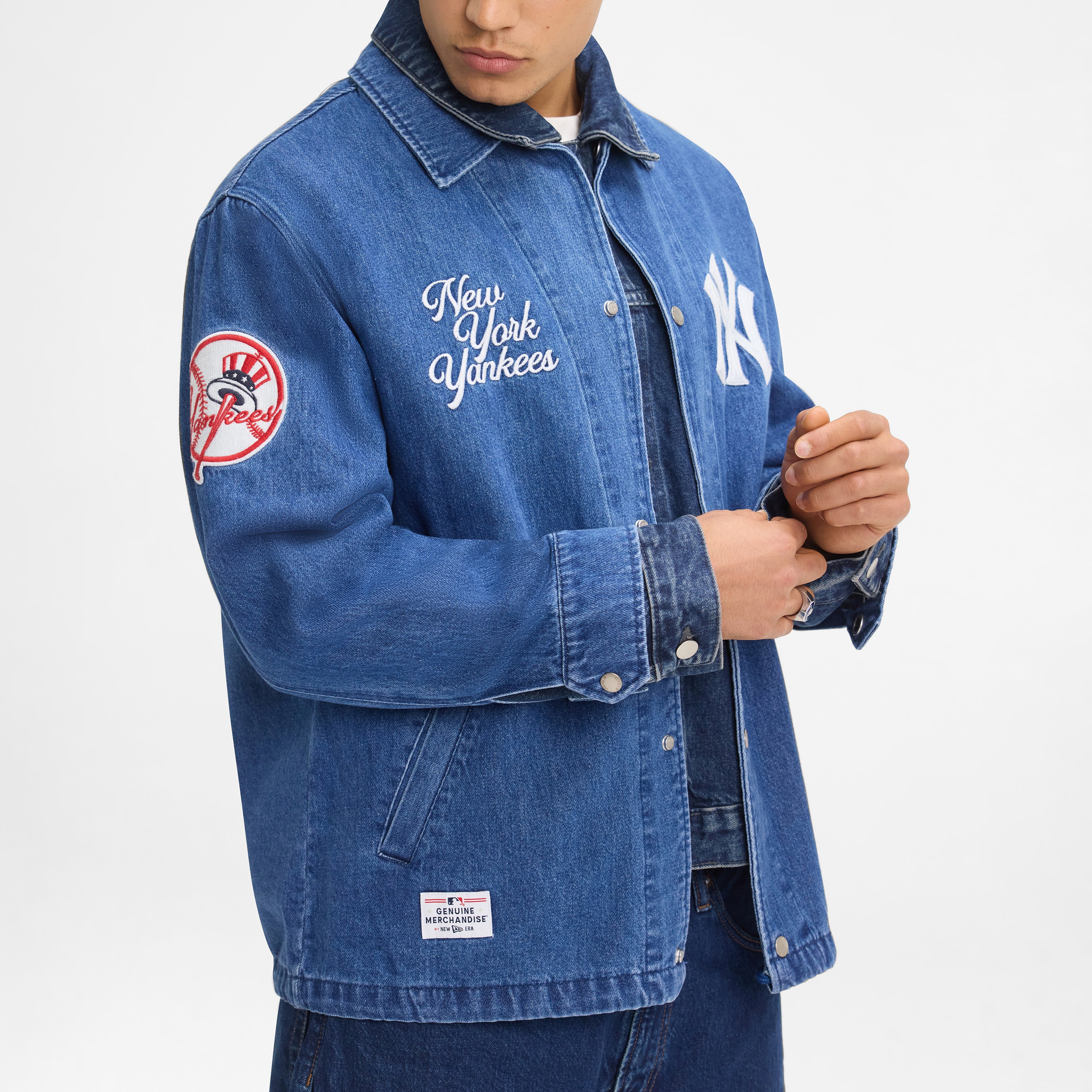 new era Denim Coach's Jacket