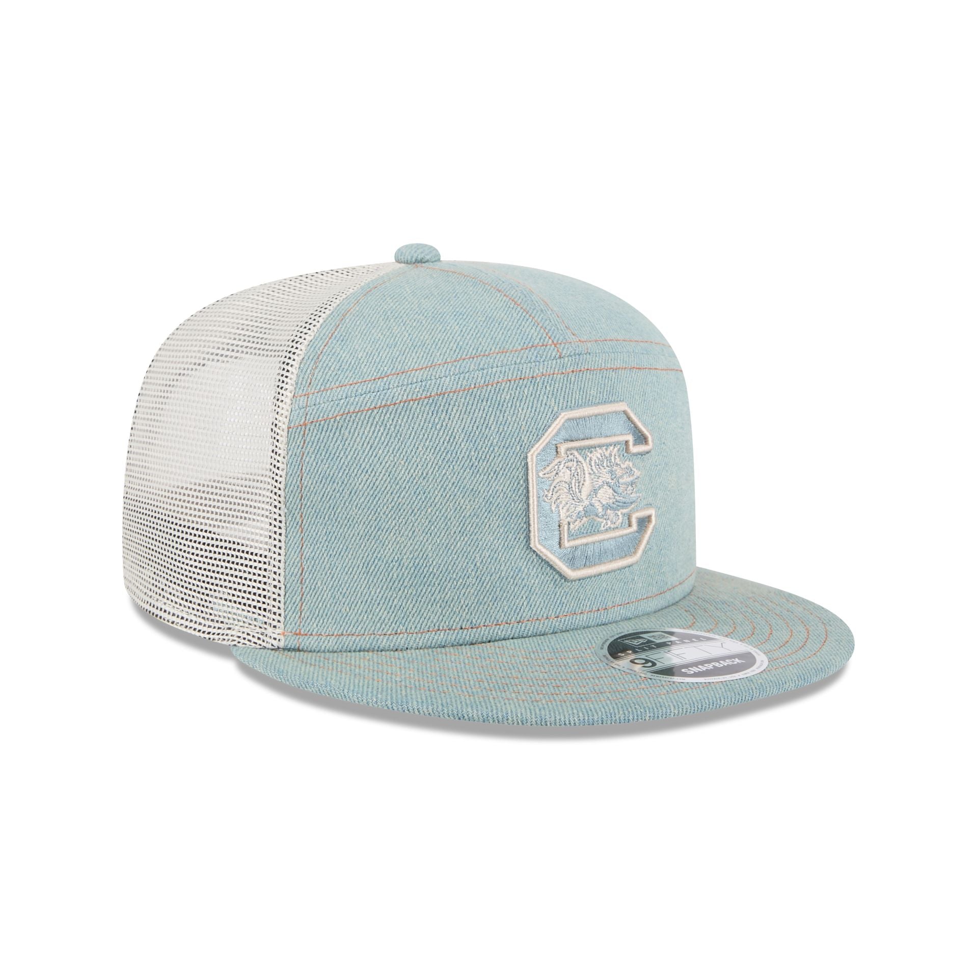 New Era Denim Split Panel 9FIFTY Trucker