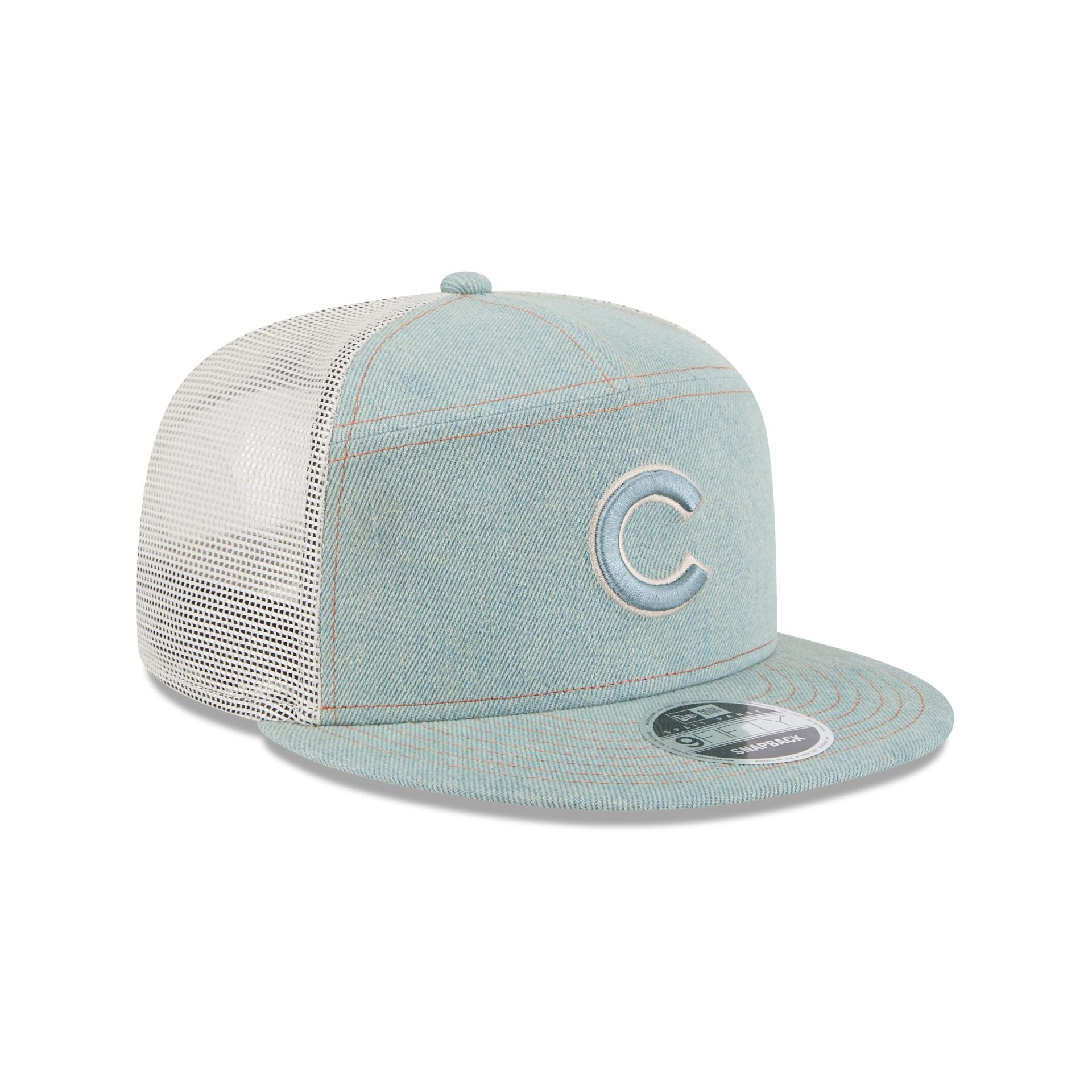 New Era Denim Split Panel 9FIFTY Trucker