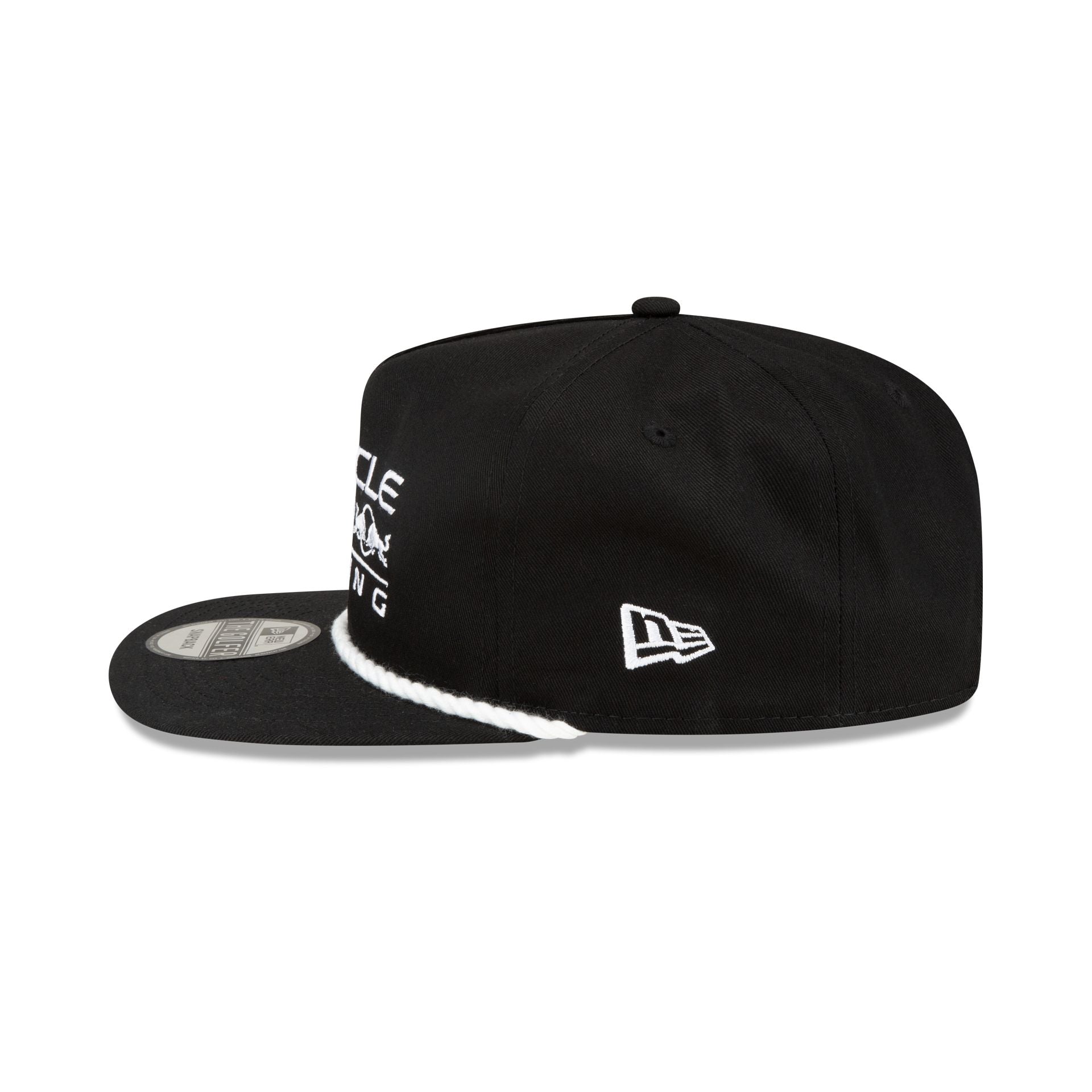 New Era Essential White Script Golfer