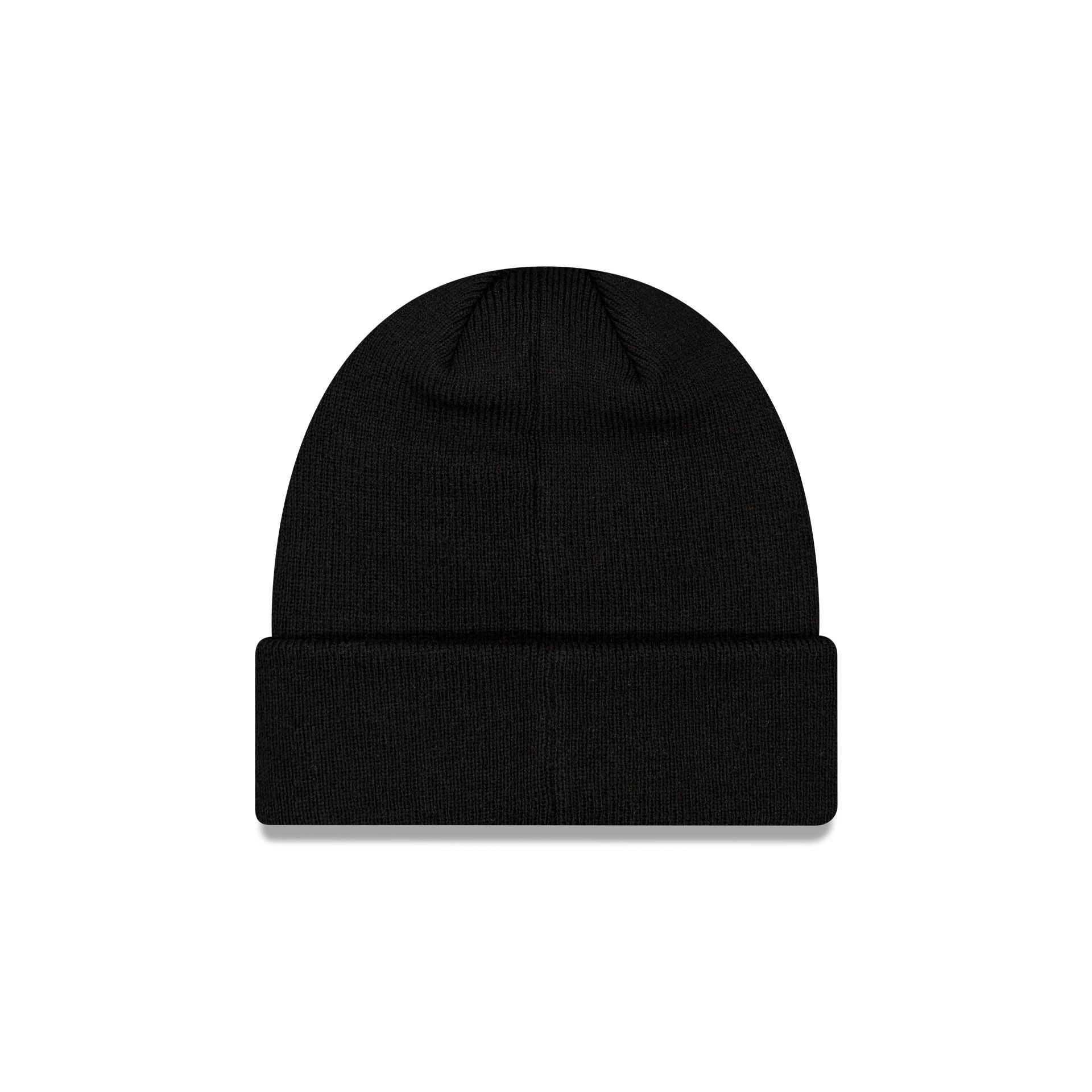 New Era Established Wordmark Black Cuff Knit