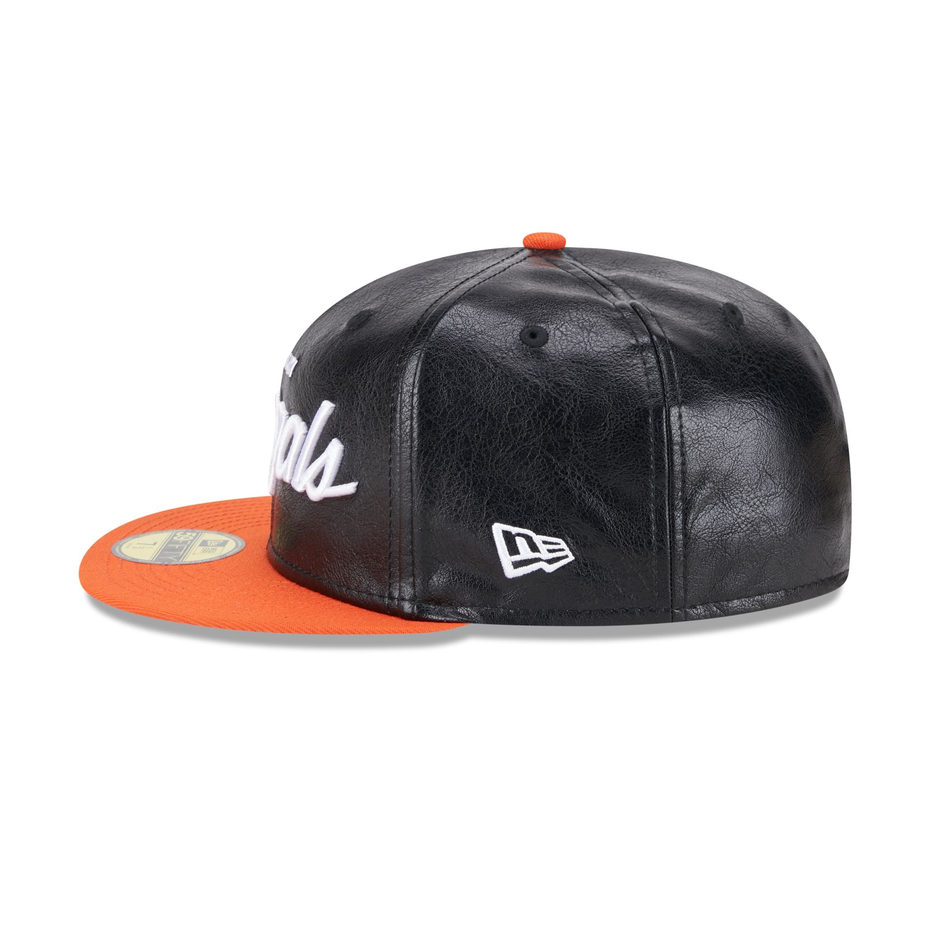 New Era Faux Leather Crown 59FIFTY Fitted Hat
