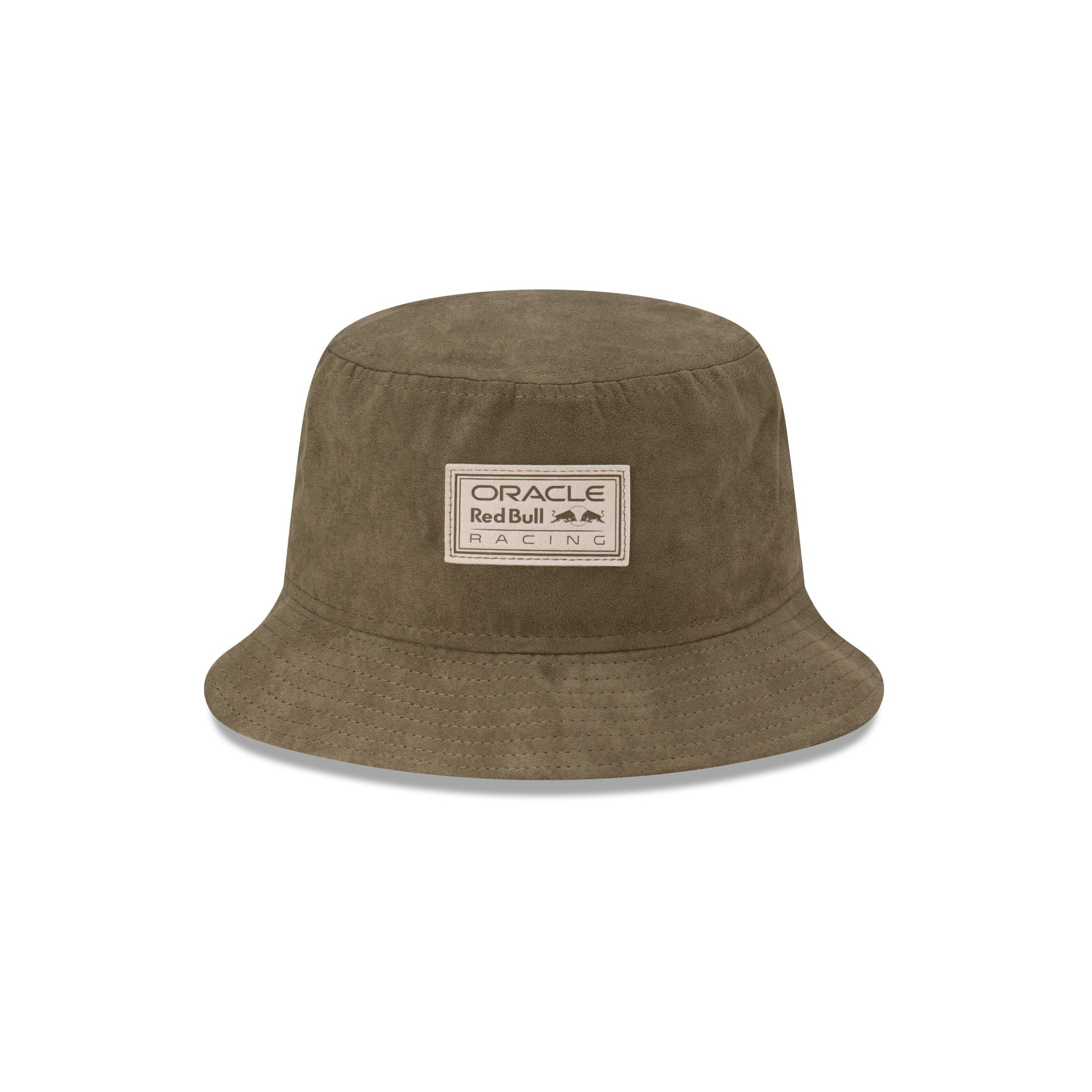 New Era Faux Suede Olive Bucket Hat