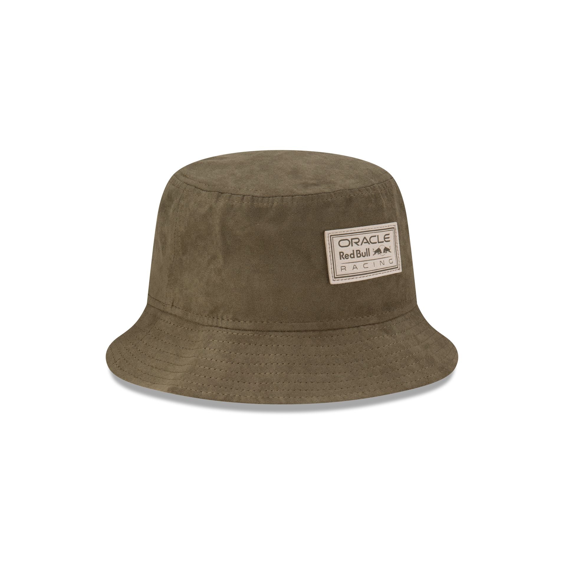 New Era Faux Suede Olive Bucket Hat