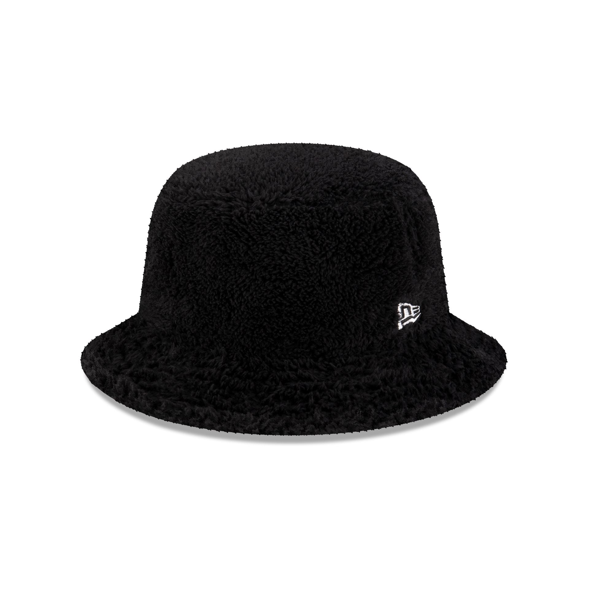new era Fleece Black Bucket Hat