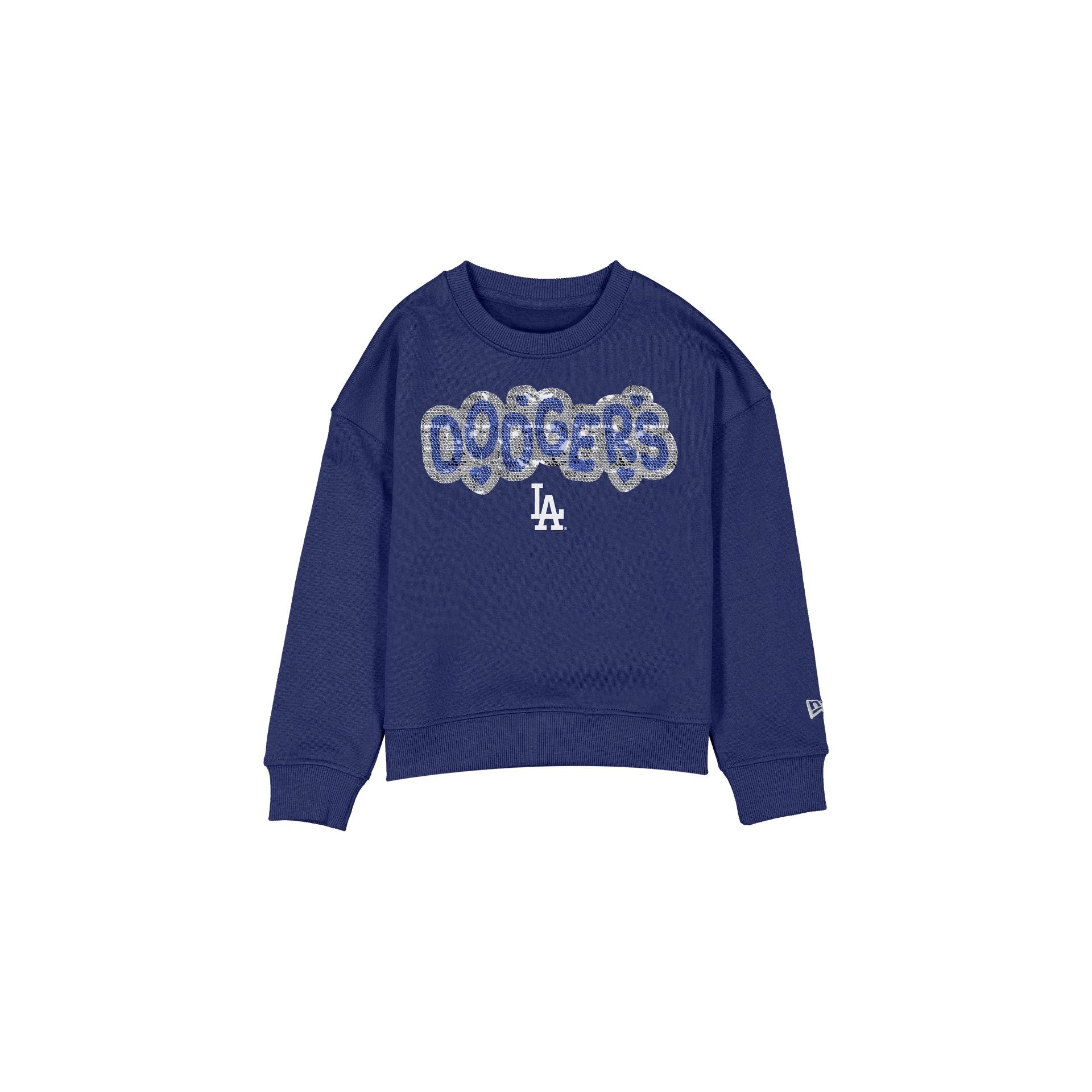 New Era Flip Sequin Girls Crewneck