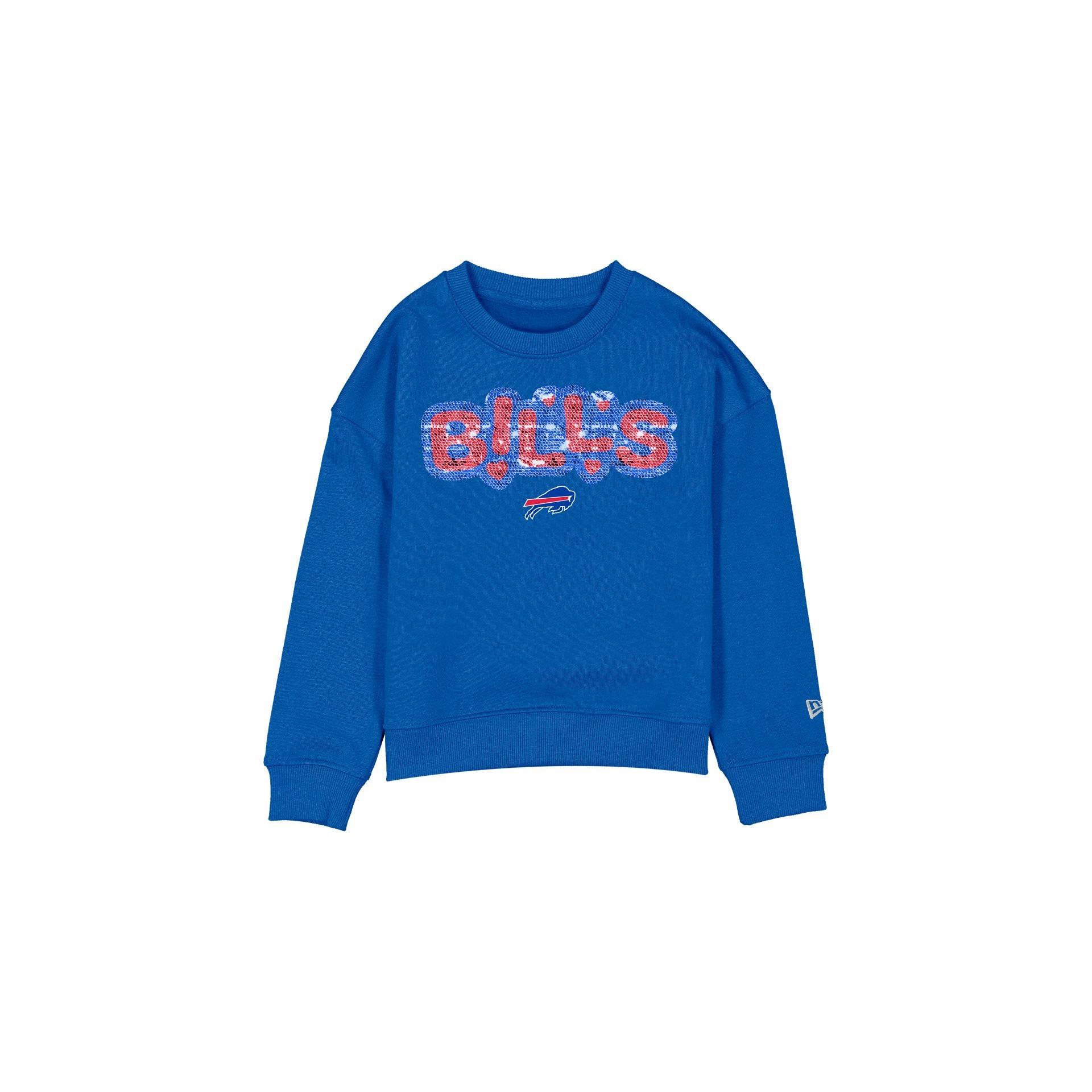 New Era Flip Sequin Girls Crewneck