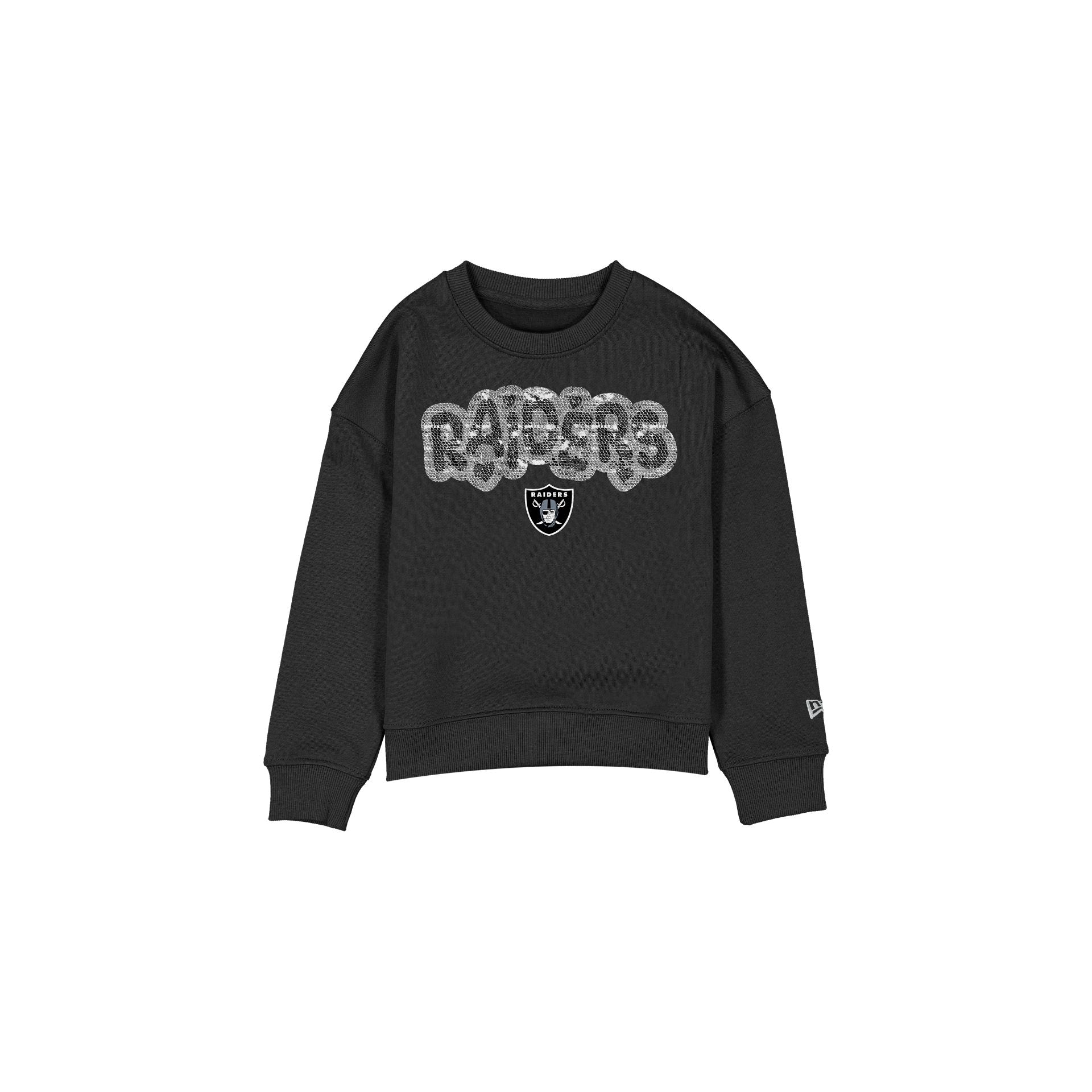 New Era Flip Sequin Girls Crewneck
