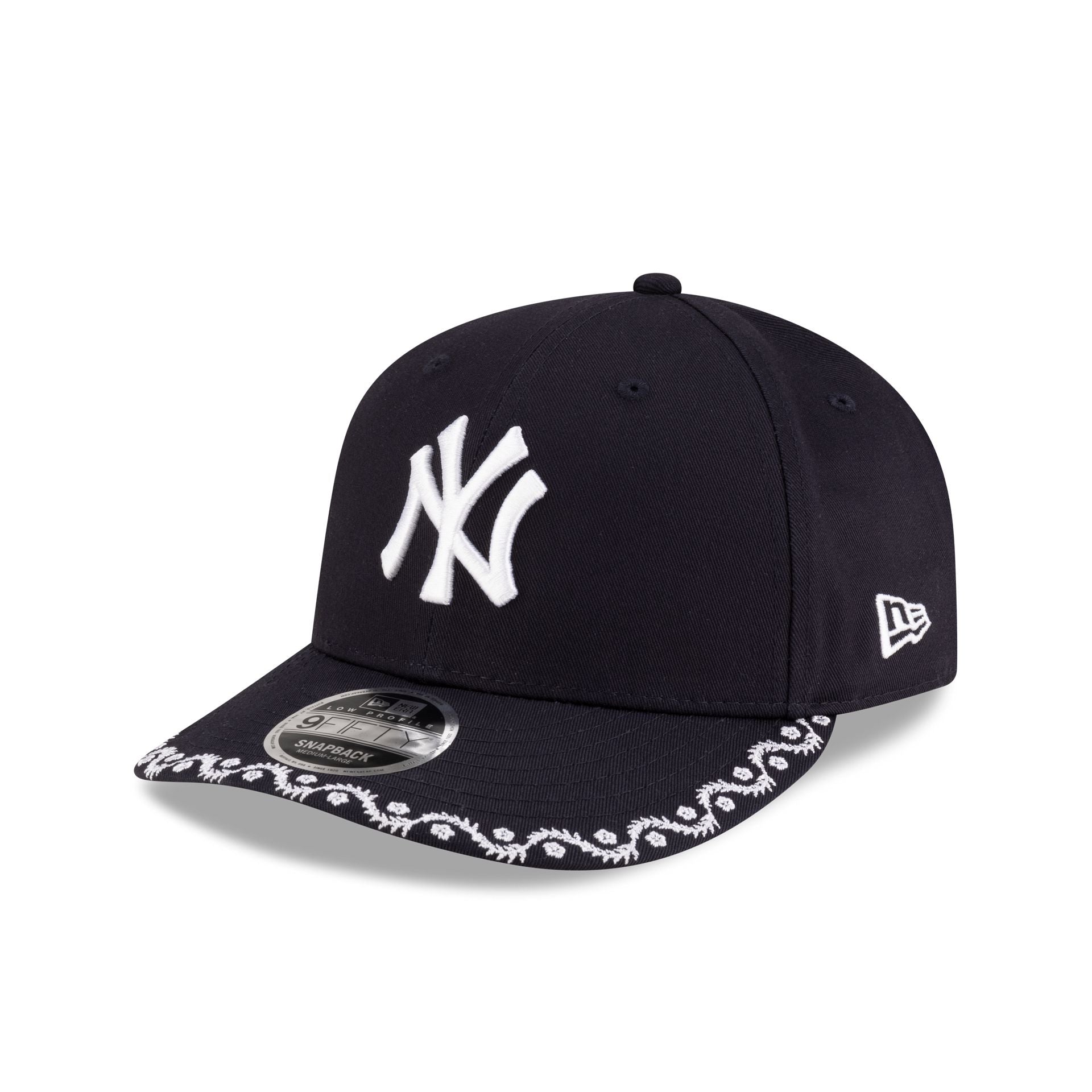 new era Floral Navy Low Profile 9FIFTY Snapback