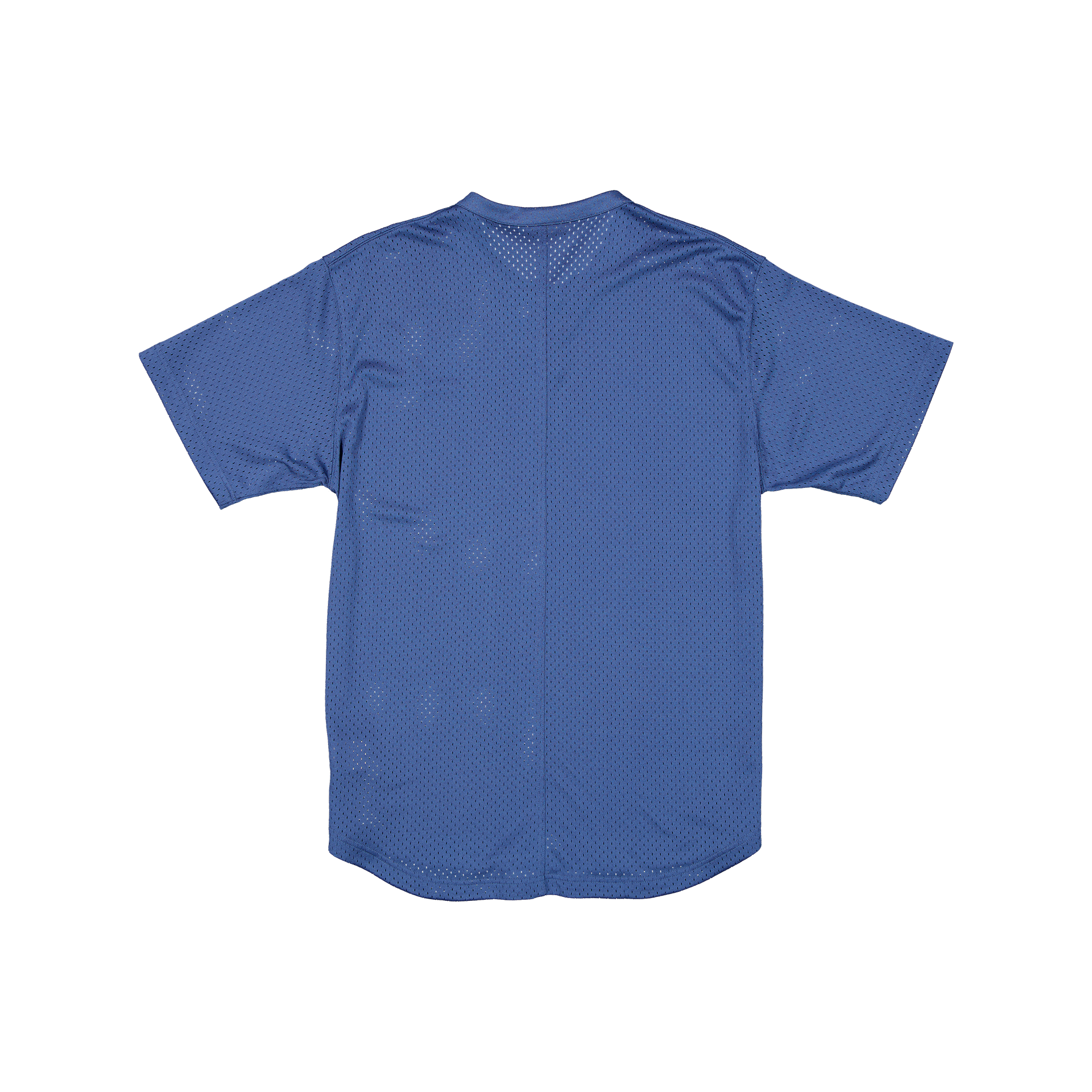 New Era Galvin 2-Button Mesh Henley Indigo Jersey
