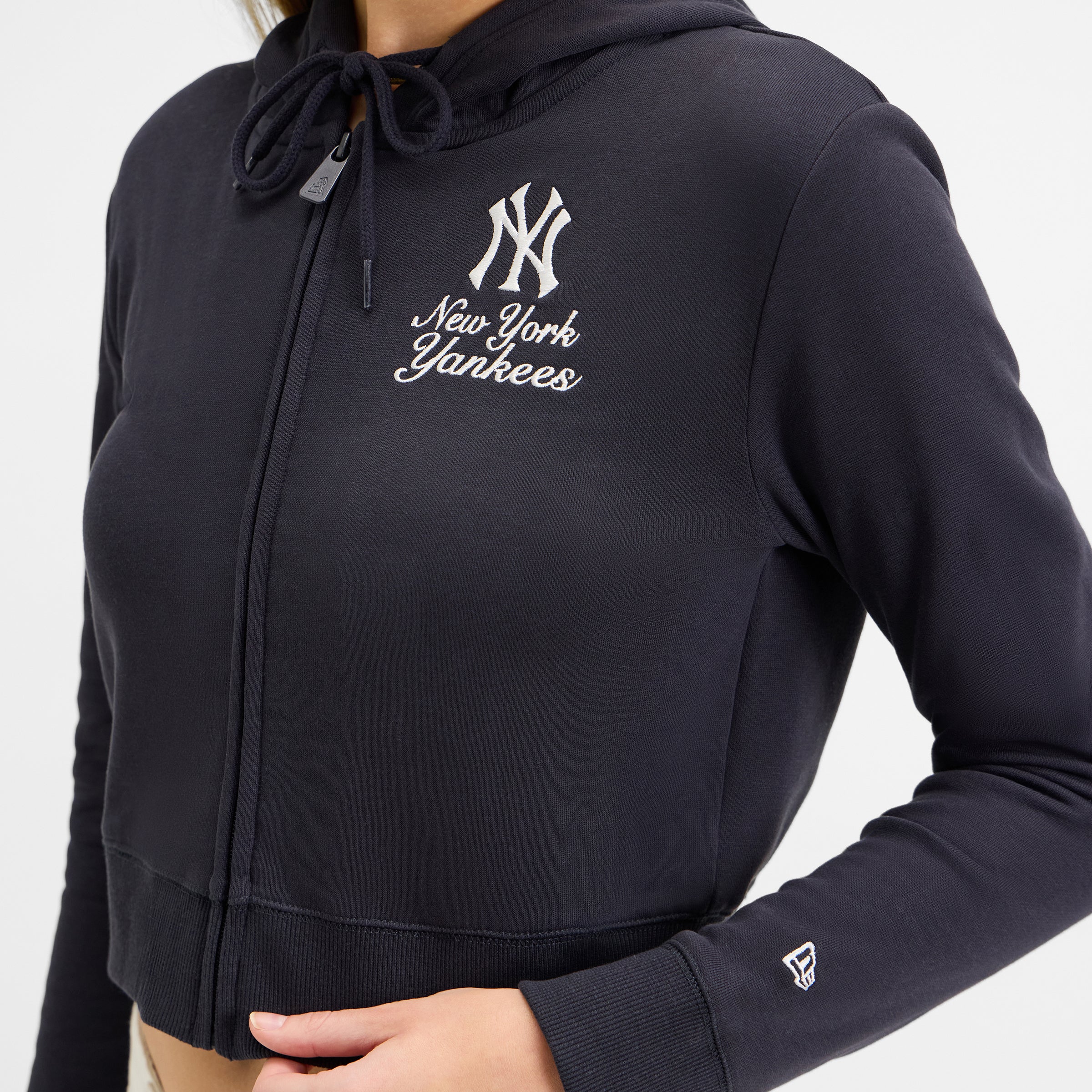 New Era Game Day Cropped Women's Zipper Hoodie