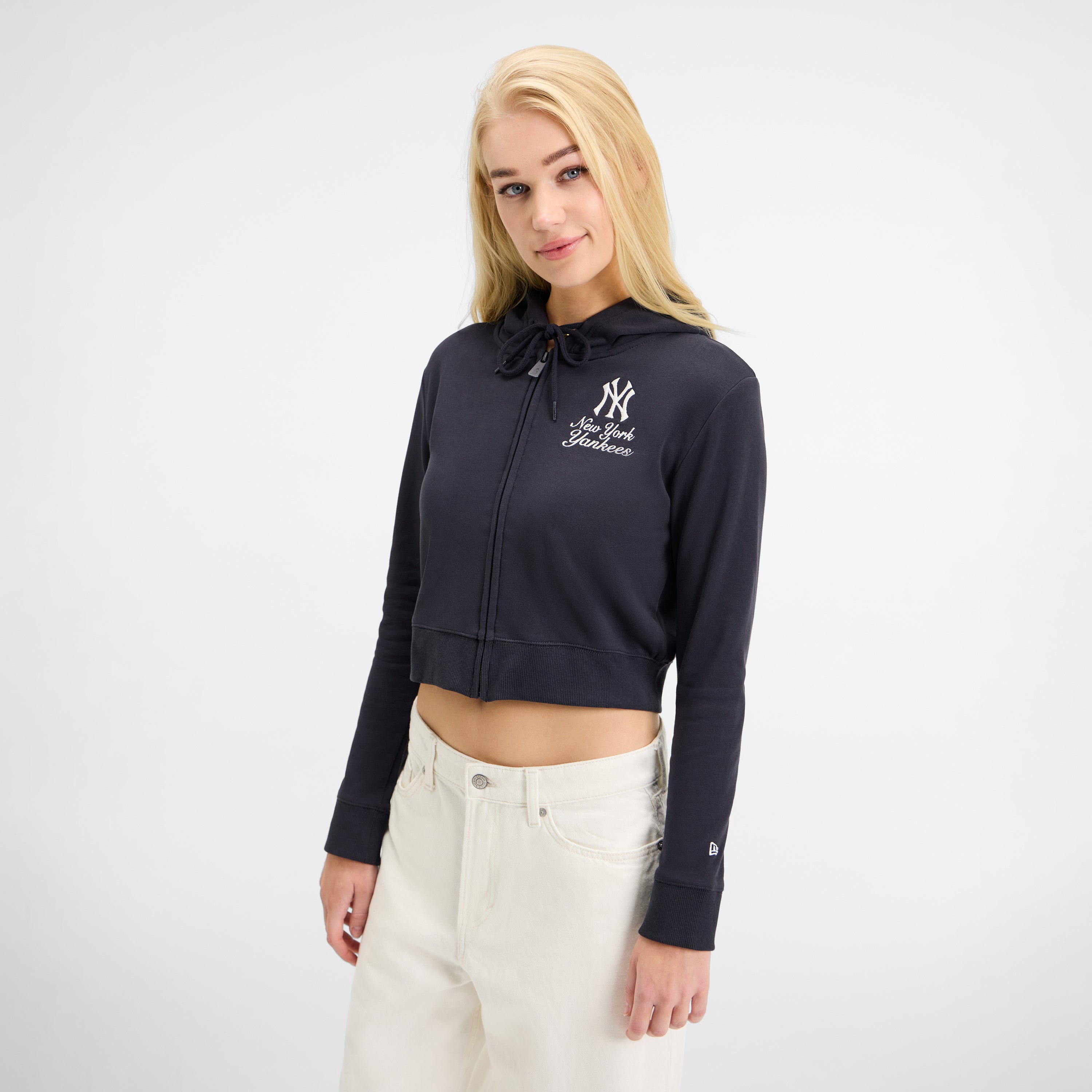New Era Game Day Cropped Women's Zipper Hoodie