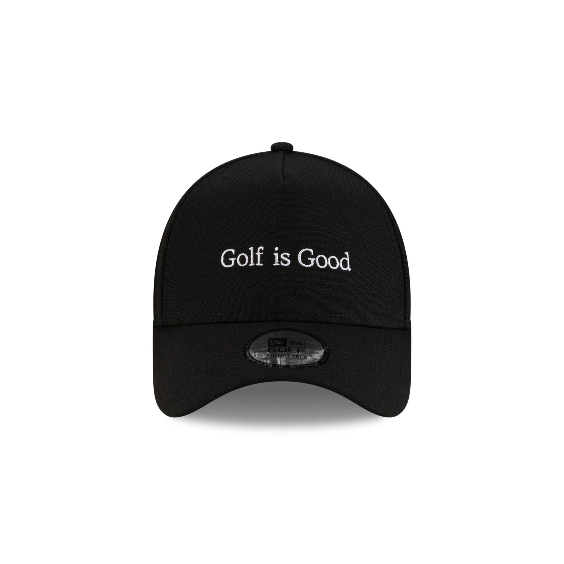 New Era Golf Is Good Black 9FORTY A-Frame Snapback