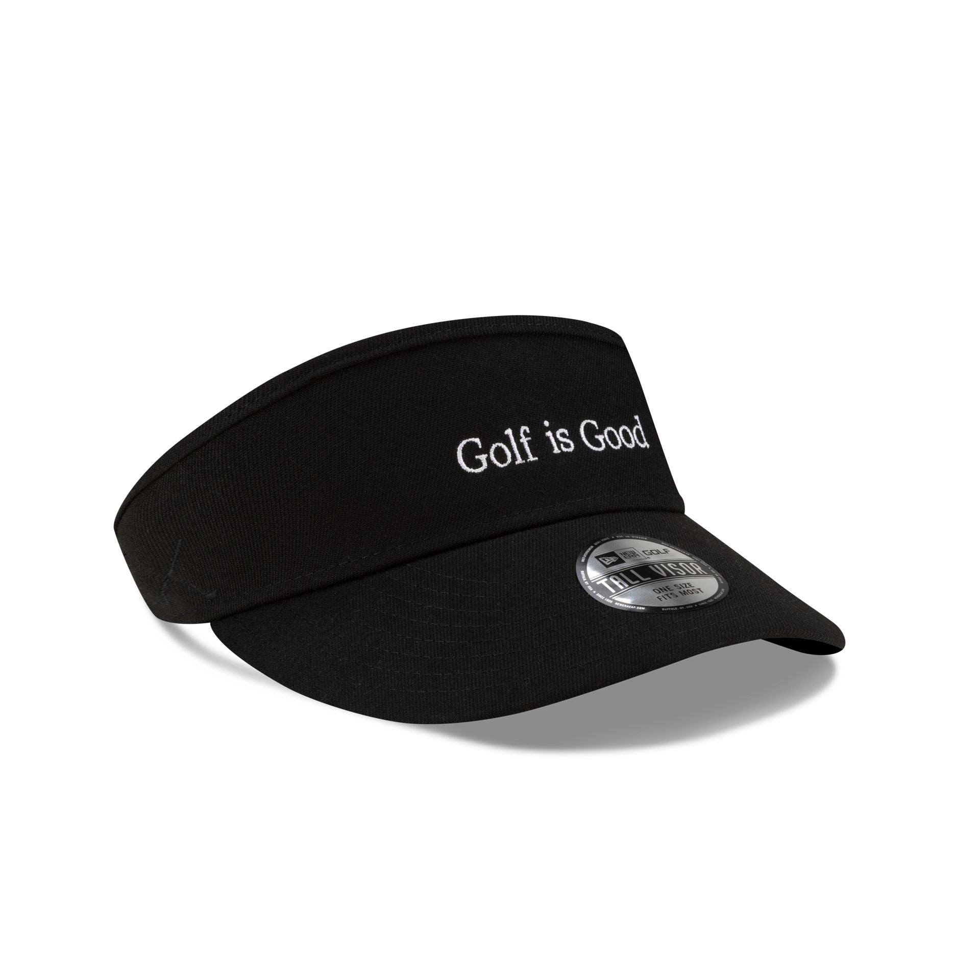 New Era Golf Is Good Black Visor