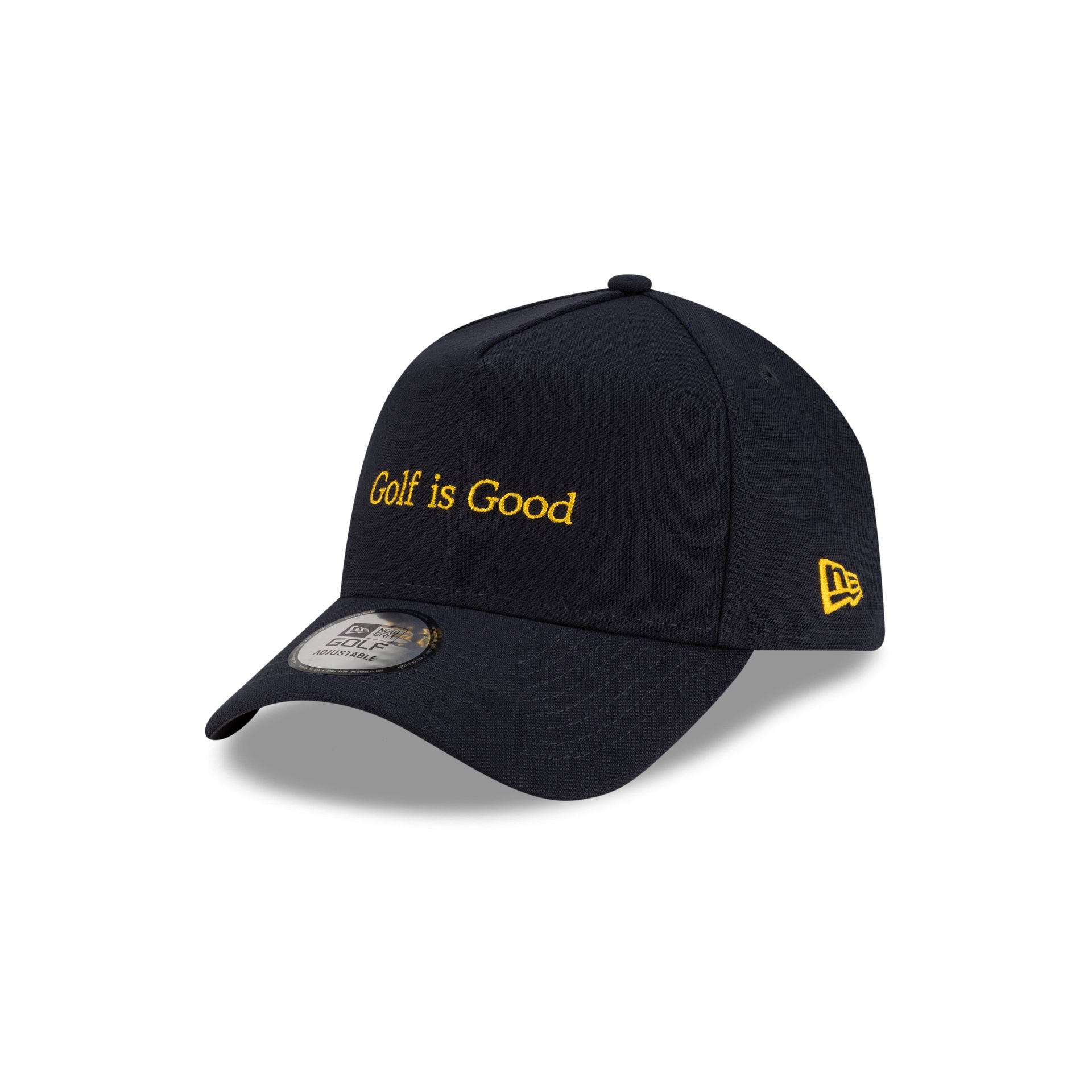 new era Golf is Good Navy 9FORTY A-Frame Snapback
