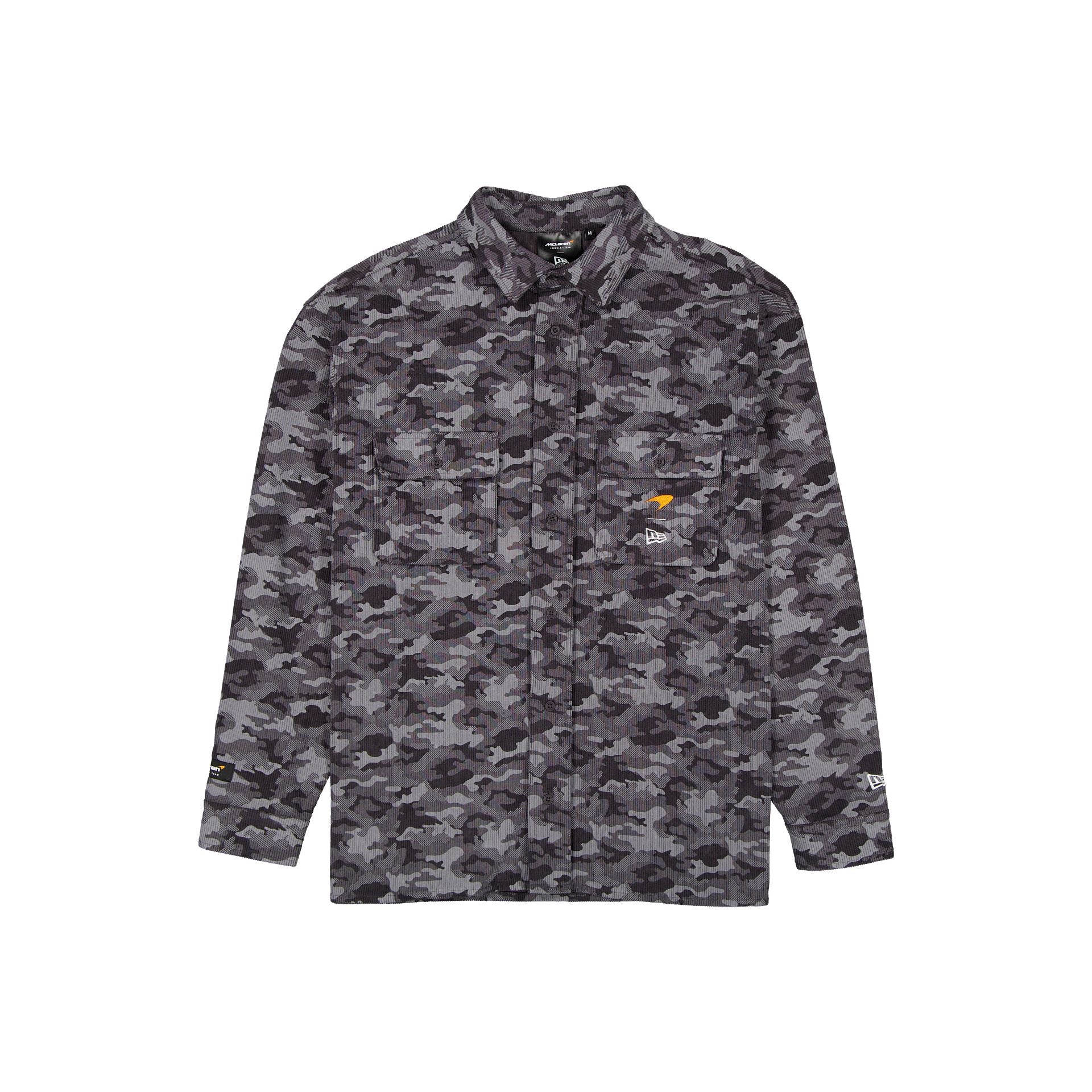 new era Gray Camo Long Sleeve Shirt