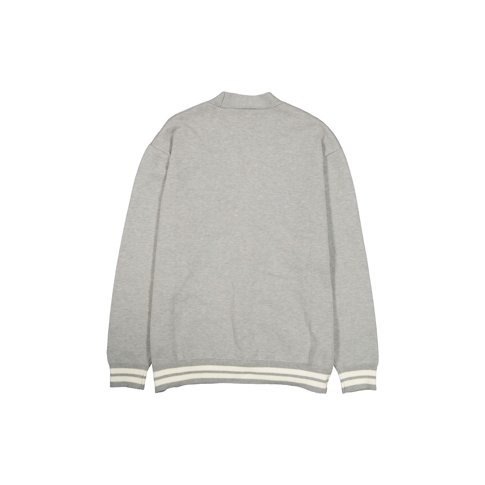 New Era Gray Knit Cardigan