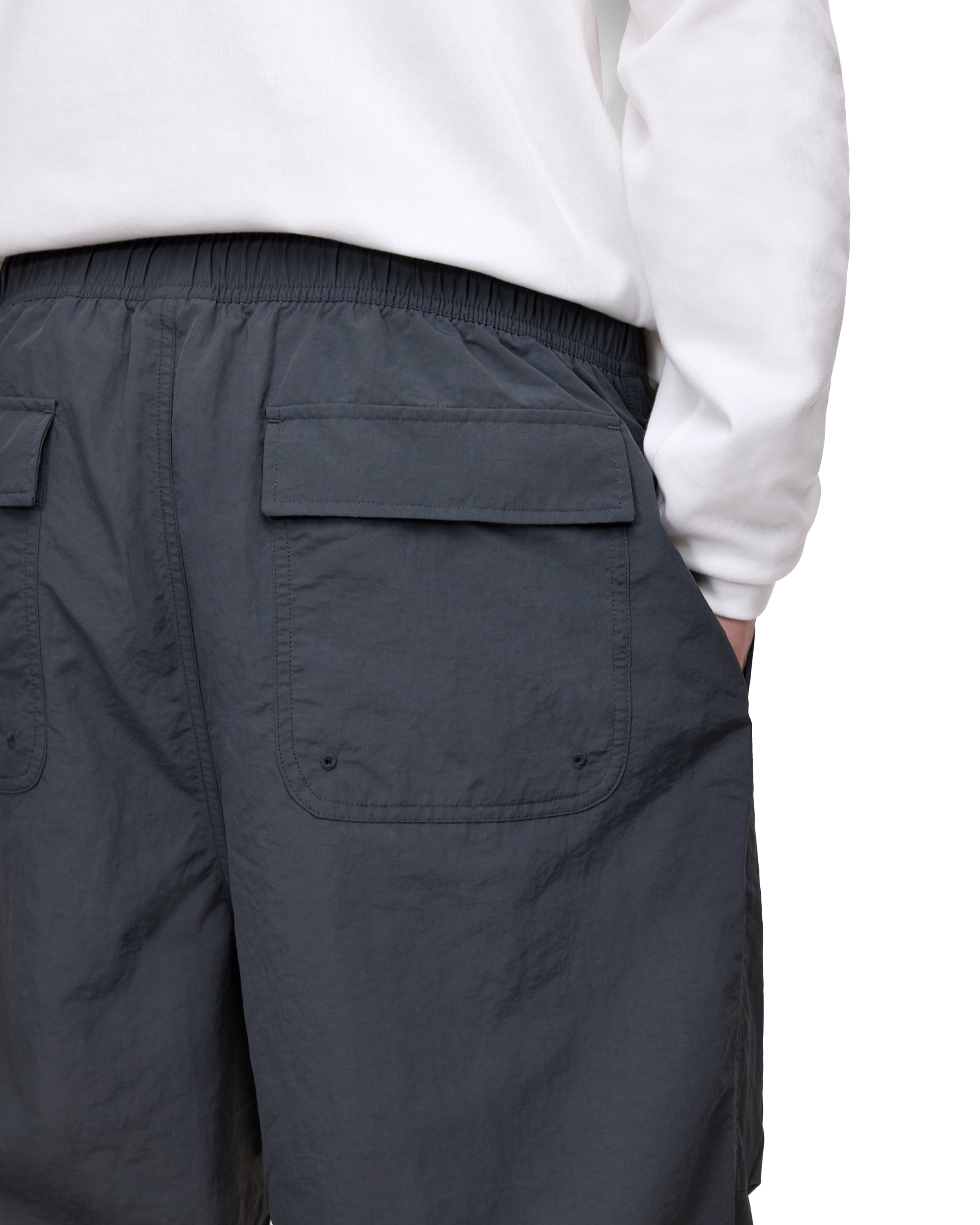 New Era Gray Parachute Pants