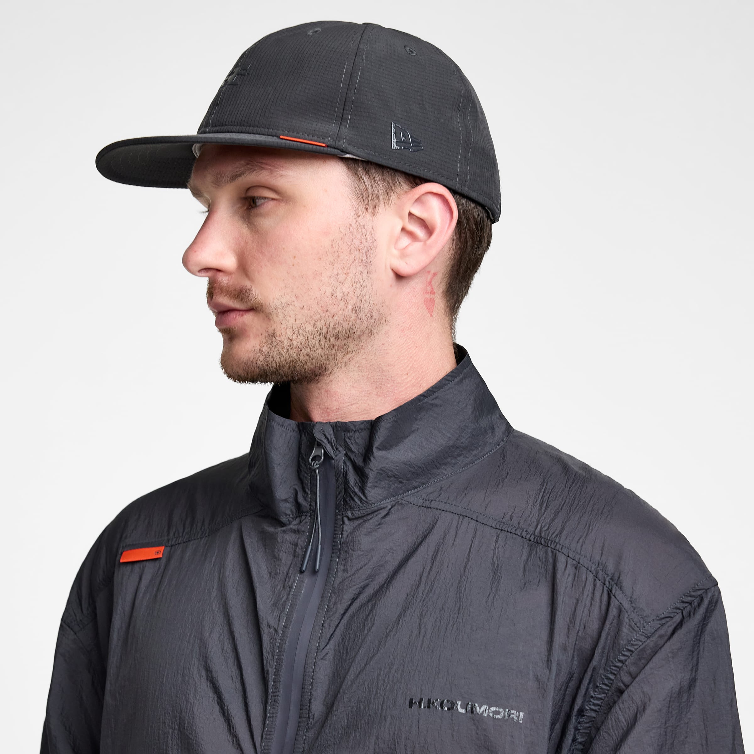new era Gray Track Jacket