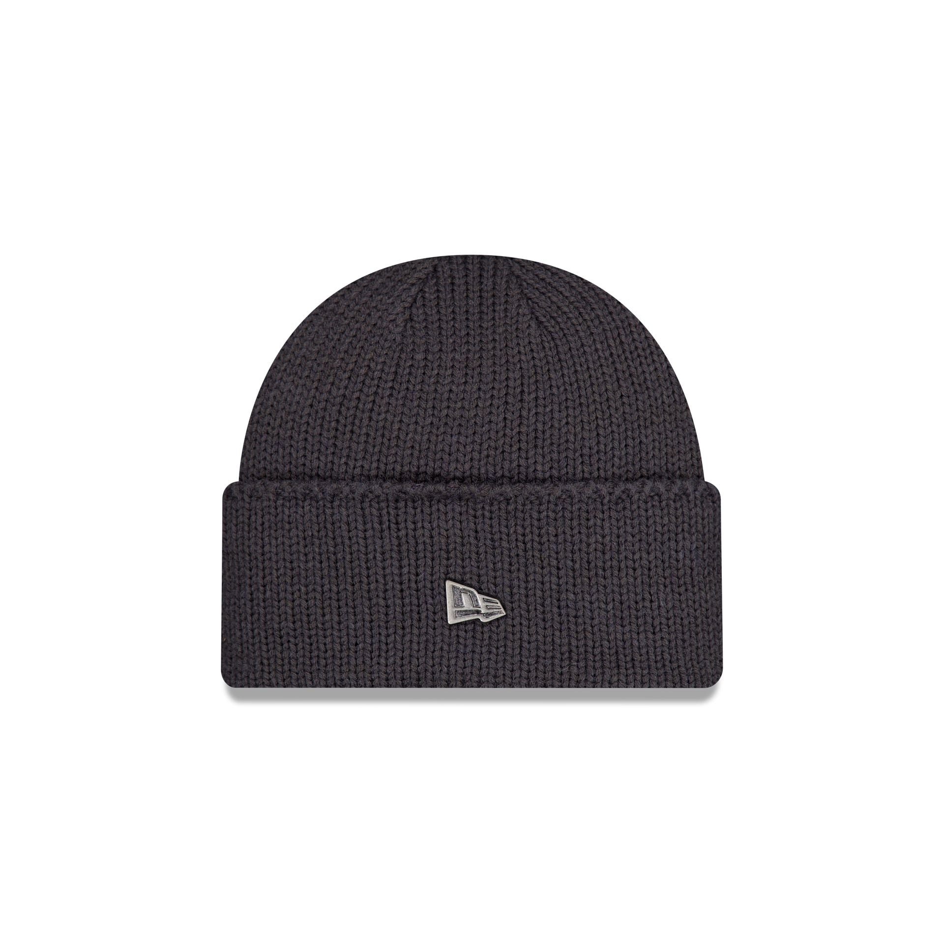 new era Gray Wide Cuff Knit Beanie