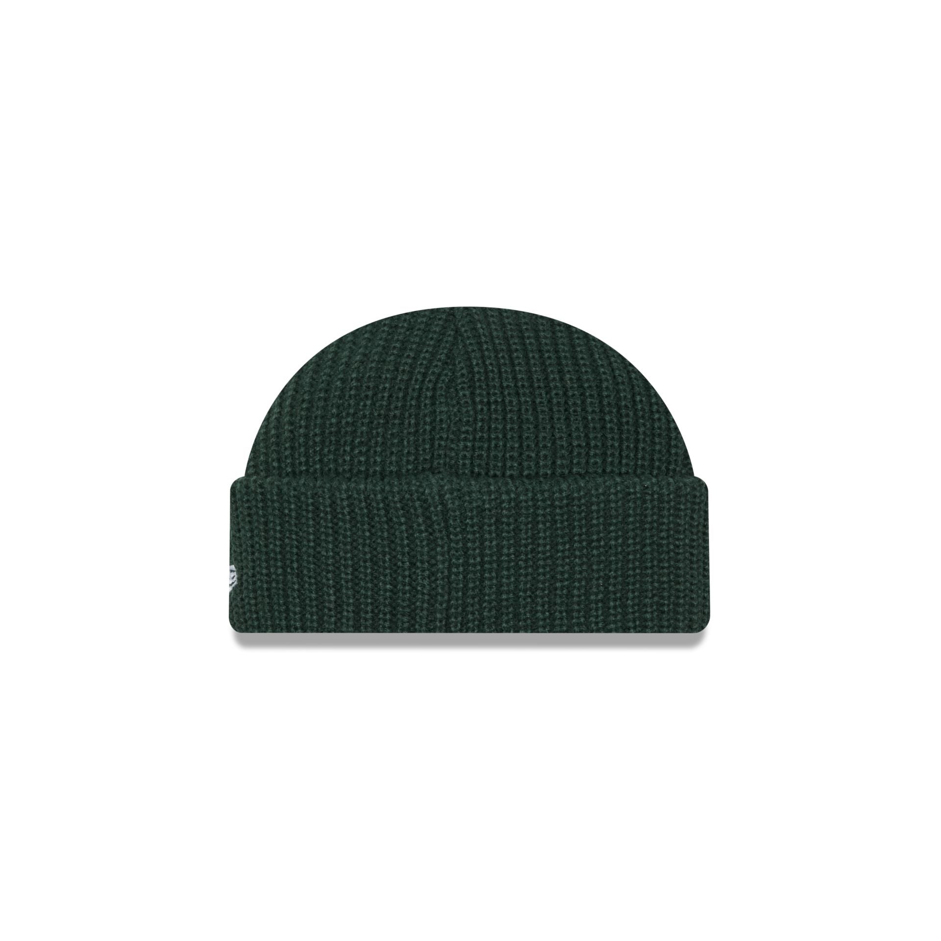 New Era Green Ribbed Skully Knit Beanie