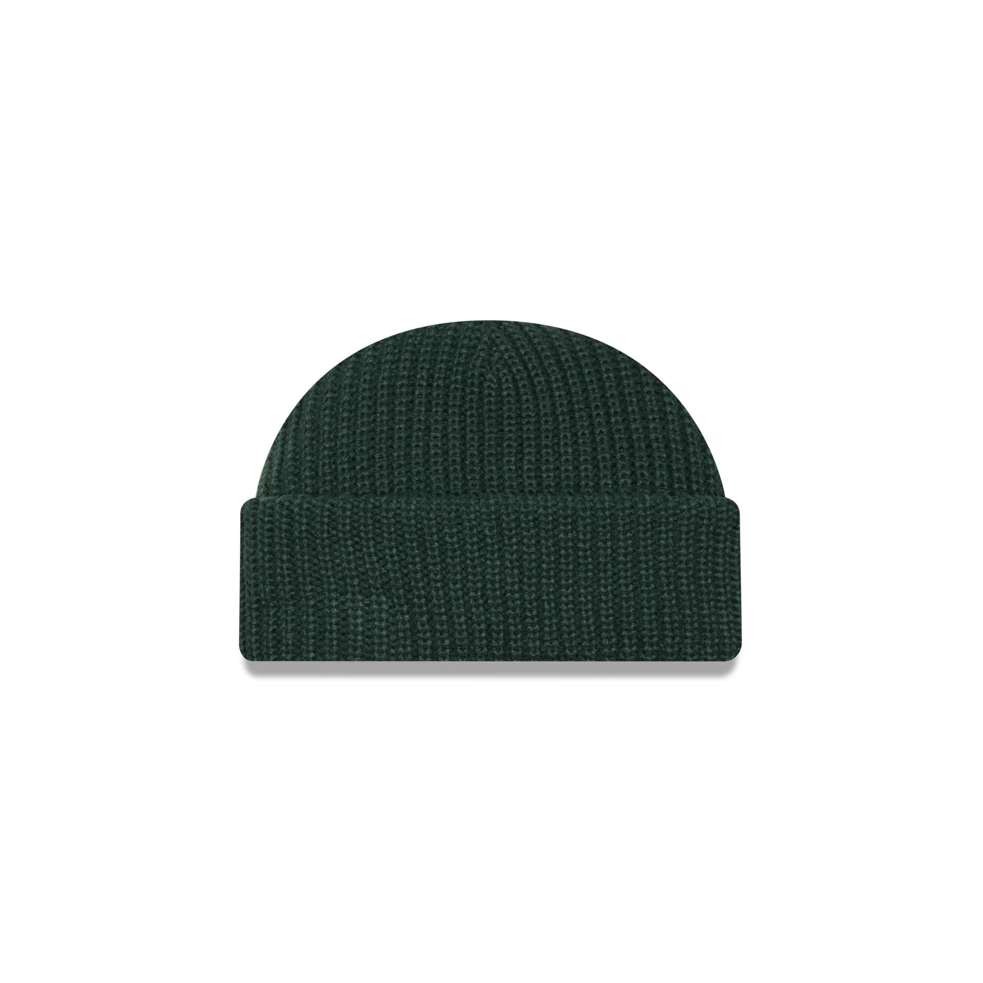 new era Green Ribbed Skully Knit Beanie