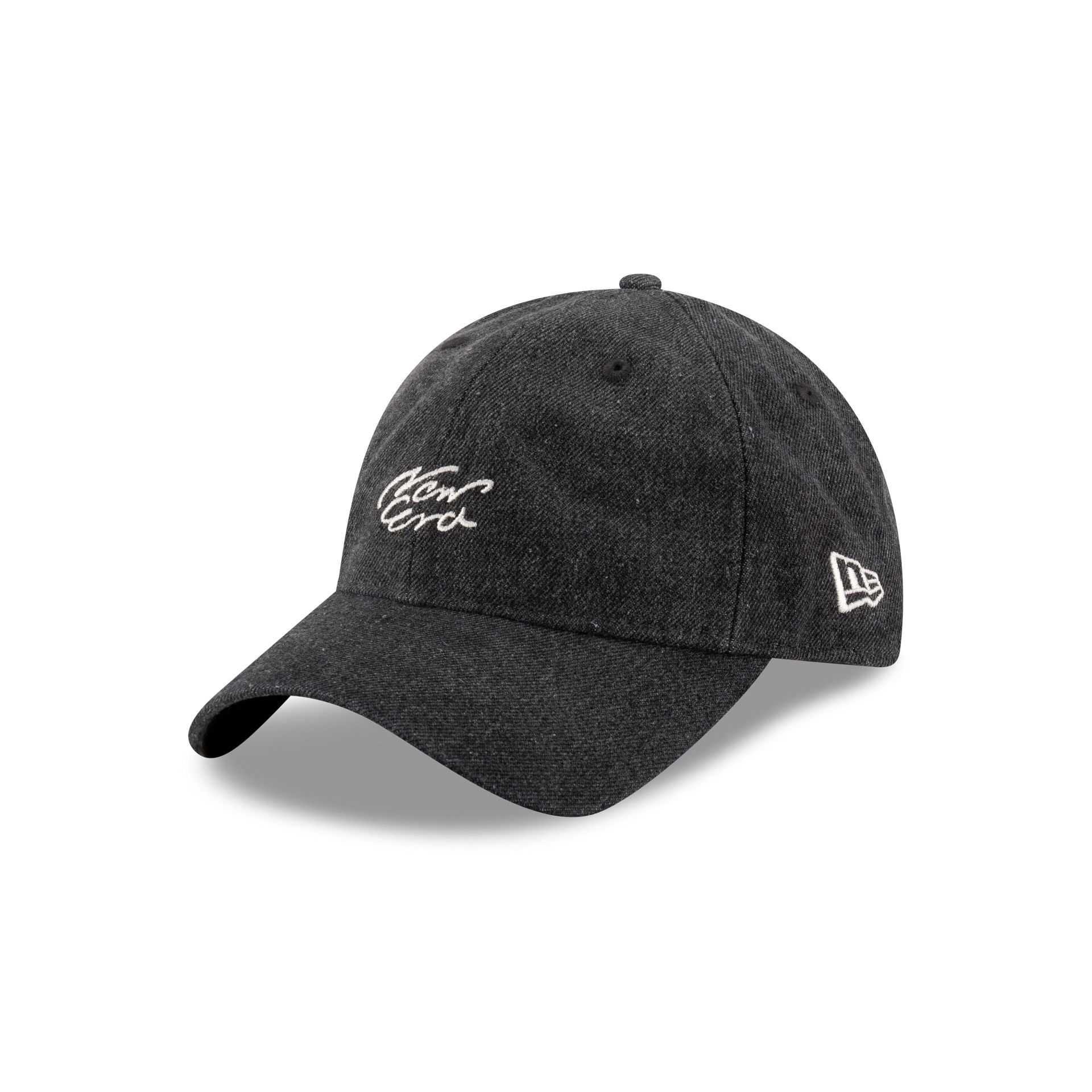 new era Handwritten Black Denim 9TWENTY Easy Snap