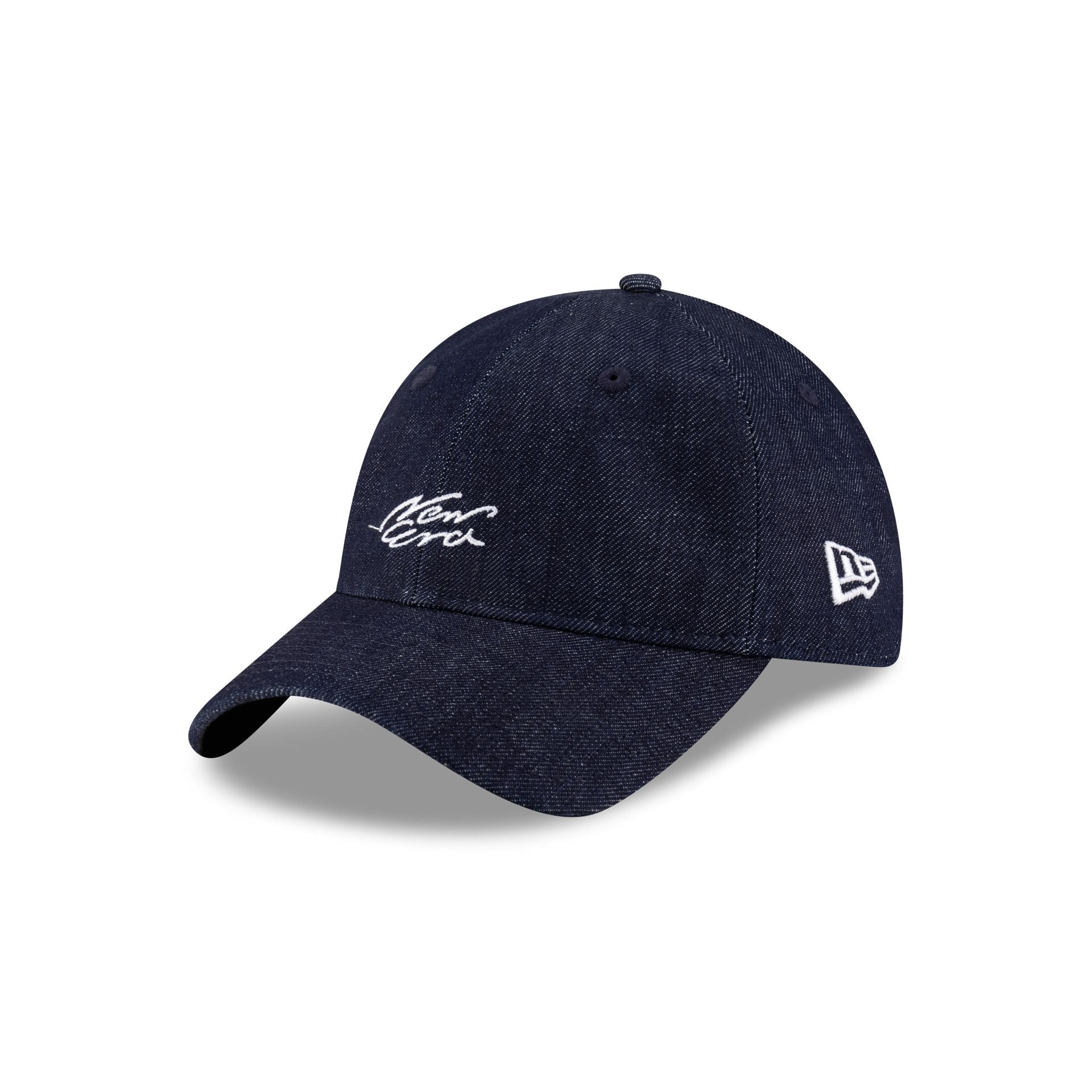 new era Handwritten Indigo Denim 9TWENTY Easy Snap