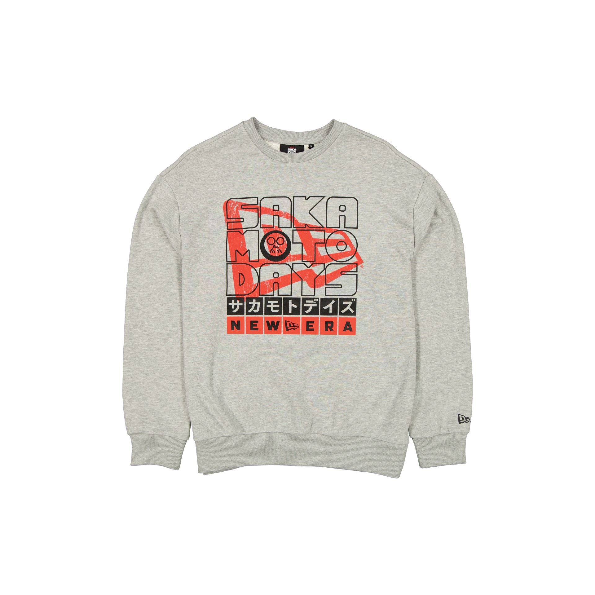 new era Heather Gray Crewneck