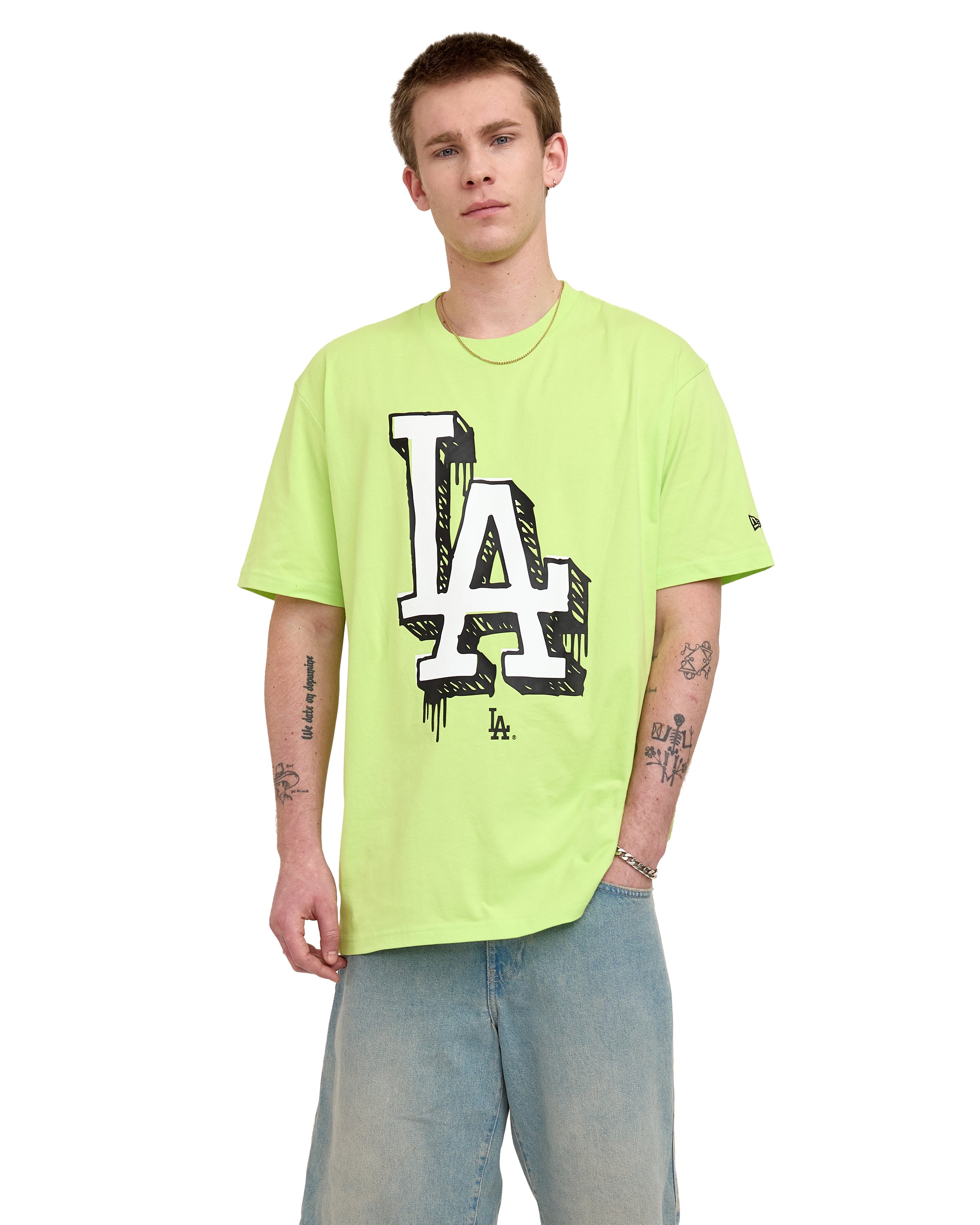 New Era Hi Vis Doodle T-Shirt