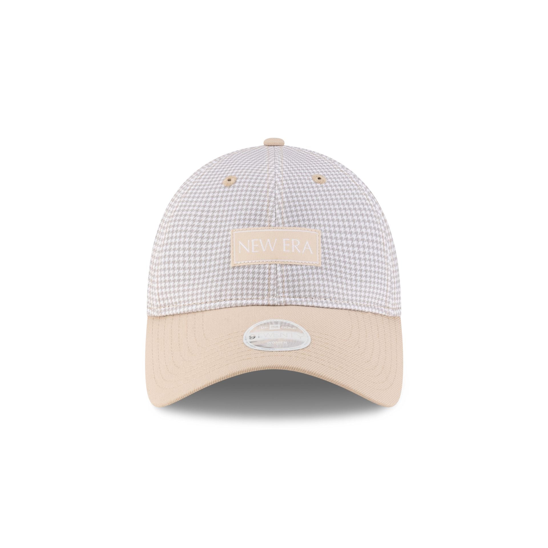 New Era Houndstooth Beige 9TWENTY Adjustable