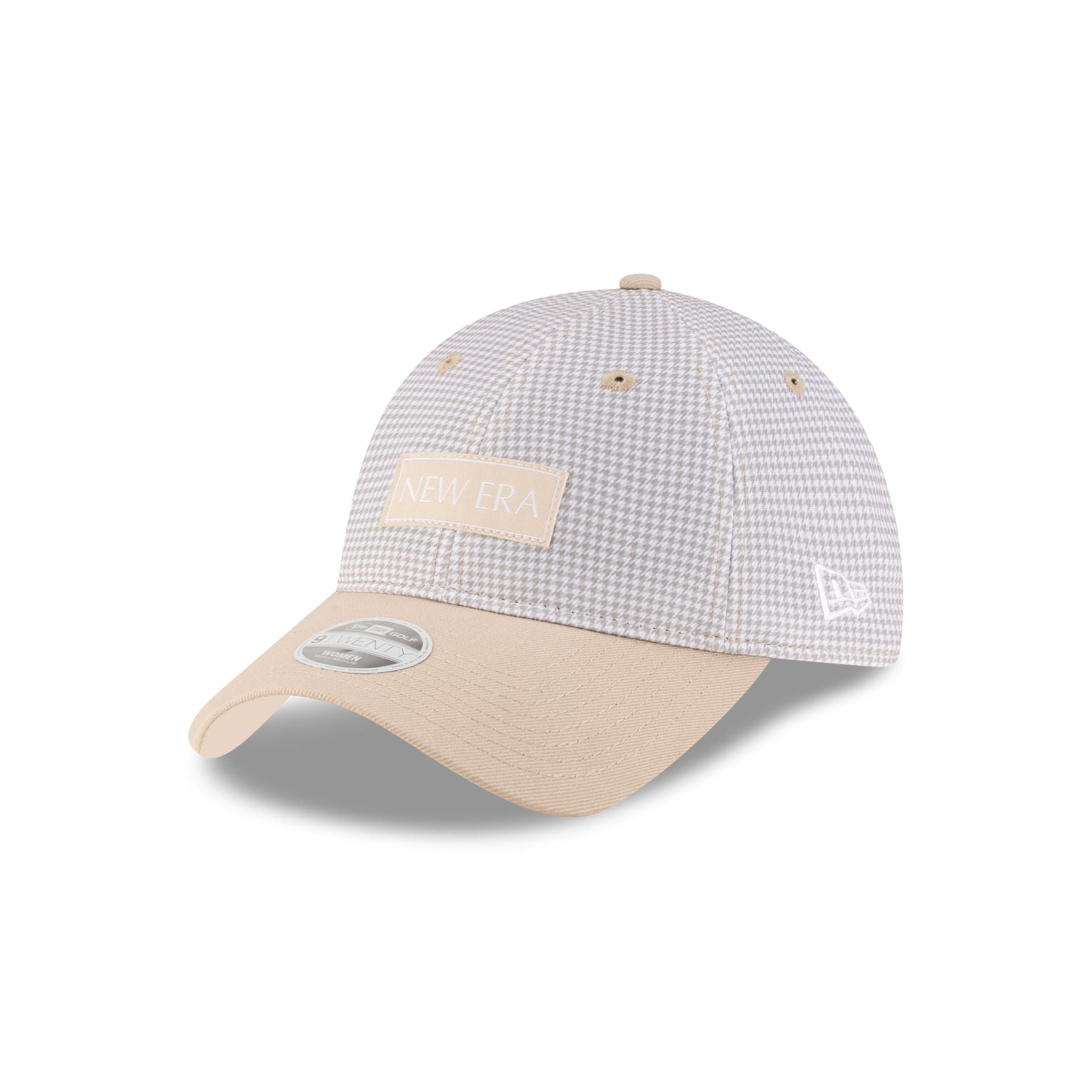 New Era Houndstooth Beige 9TWENTY Adjustable