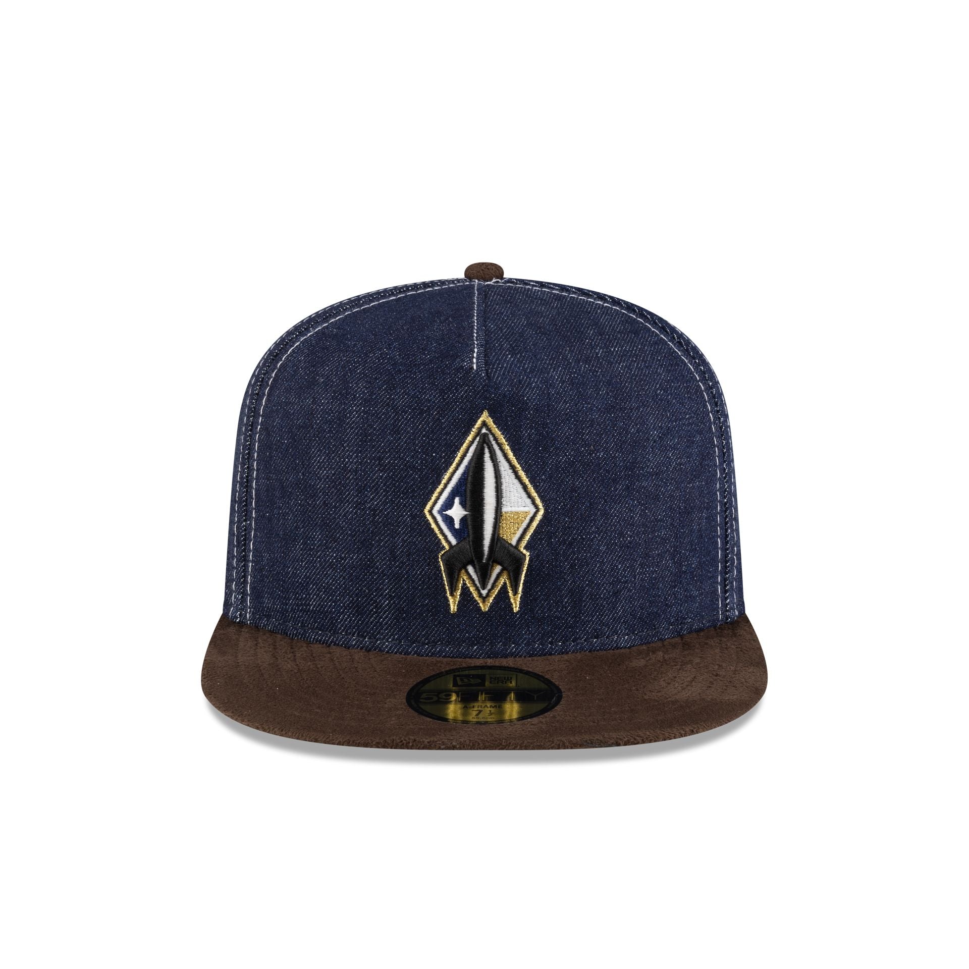 New Era Houston Pack Denim 59FIFTY A-Frame Fitted