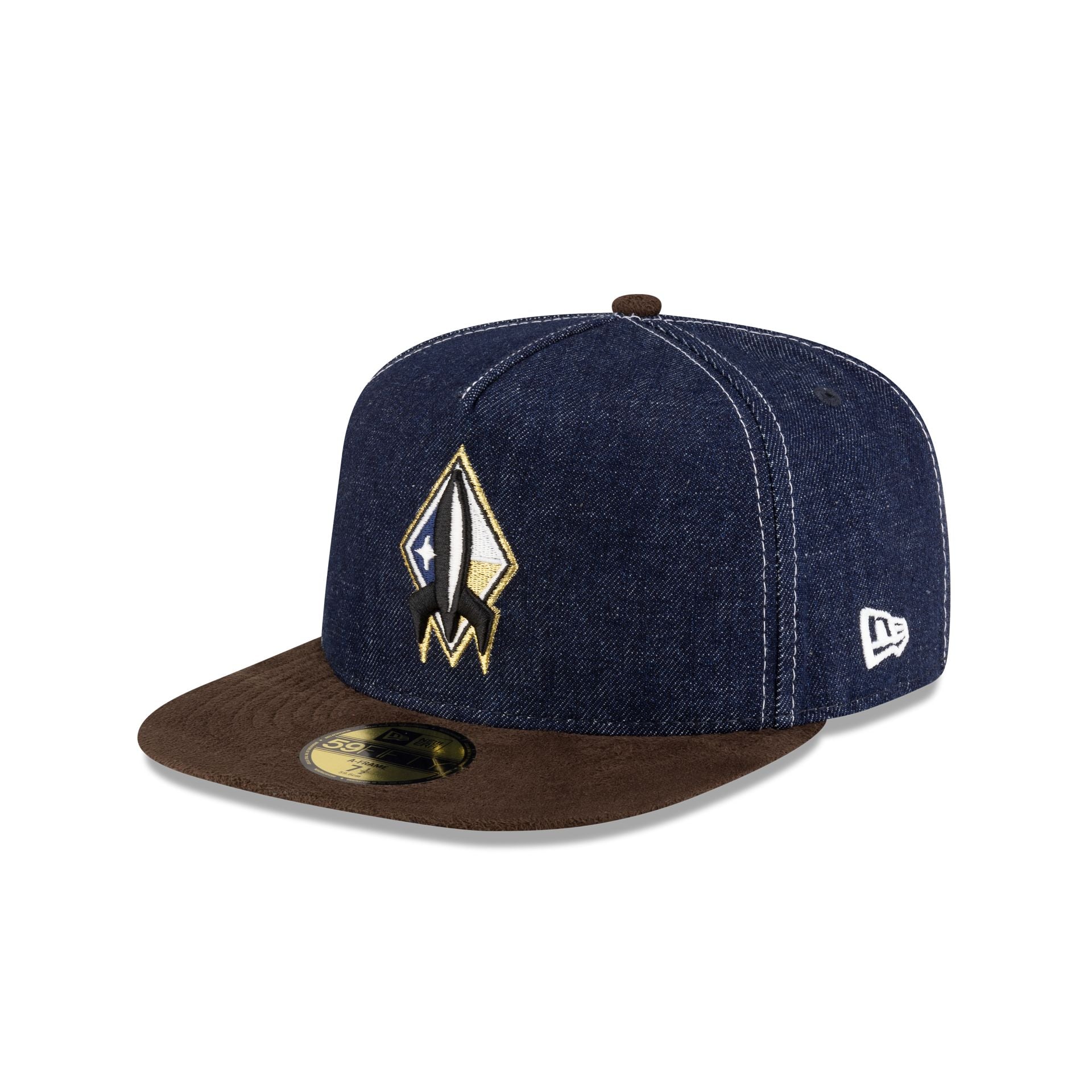 new era Houston Pack Denim 59FIFTY A-Frame Fitted