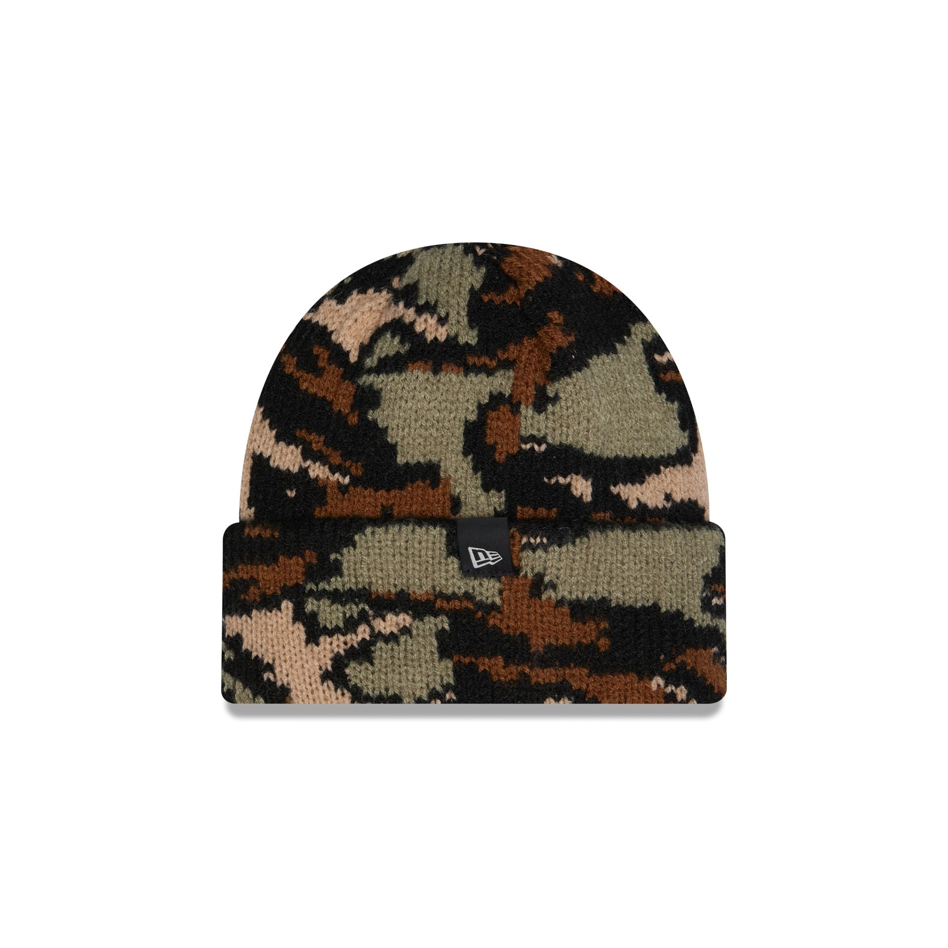 New Era Jacquard Camo Cuff Knit