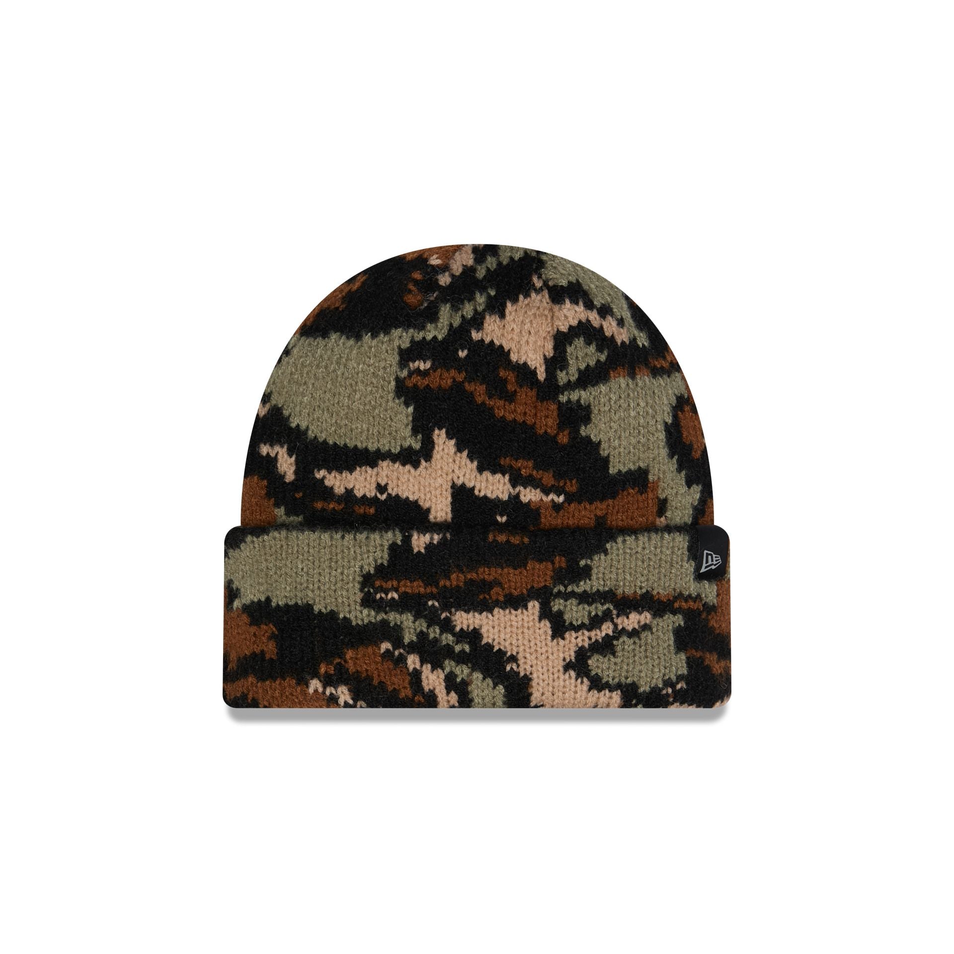 new era Jacquard Camo Cuff Knit