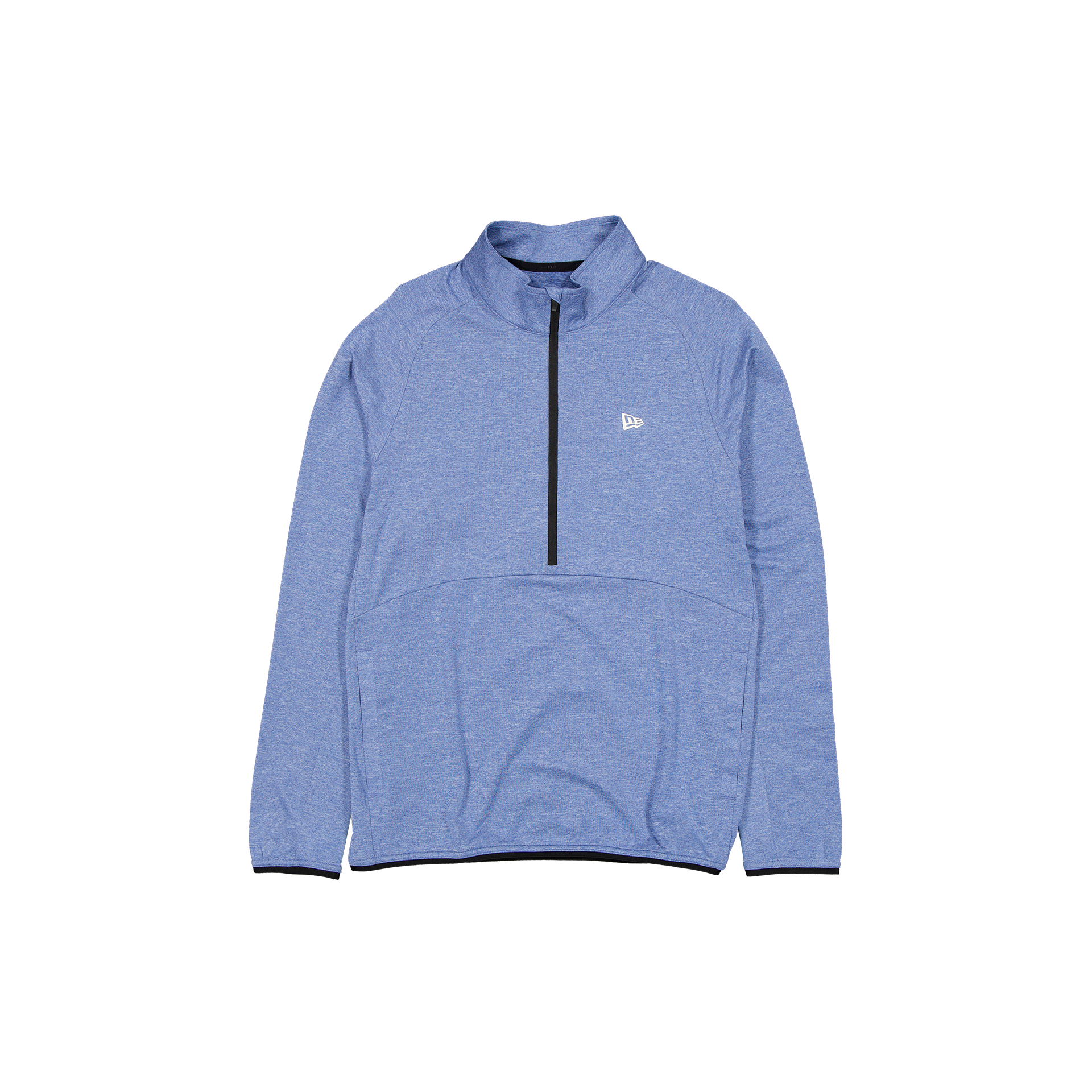 new era Knit Golf Heather Indigo Blue Half Zip