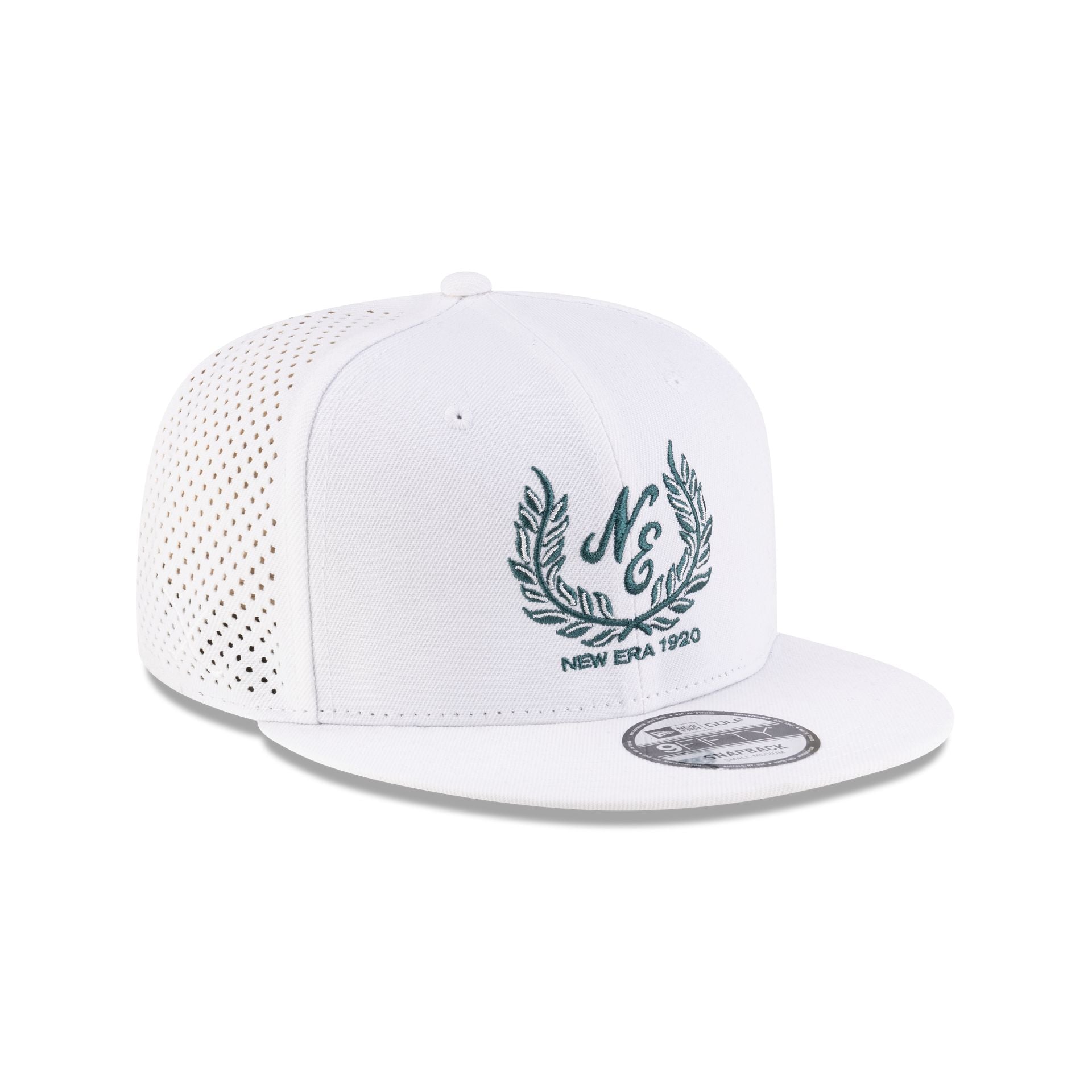 new era Laurel Wreath White 9FIFTY Snapback